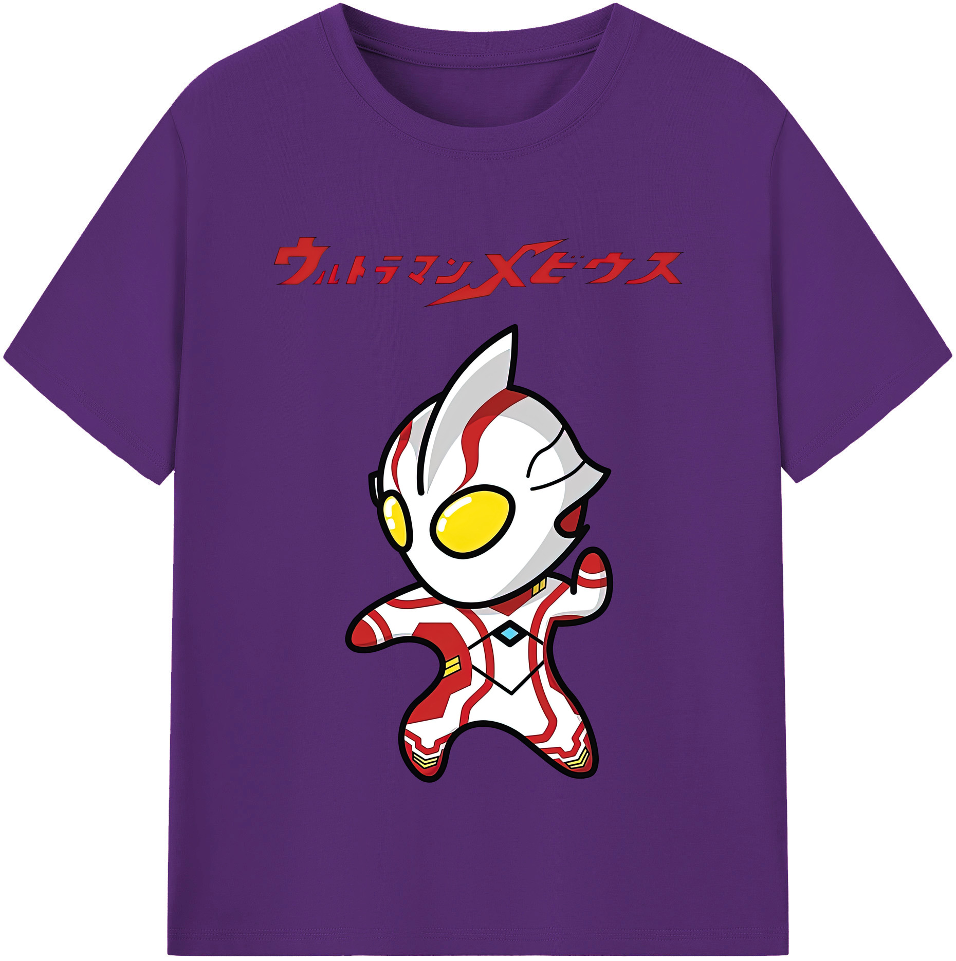 （画像用） ウルトラマン Ultraman 綿100％半袖Tシャツ（フロントプリント）