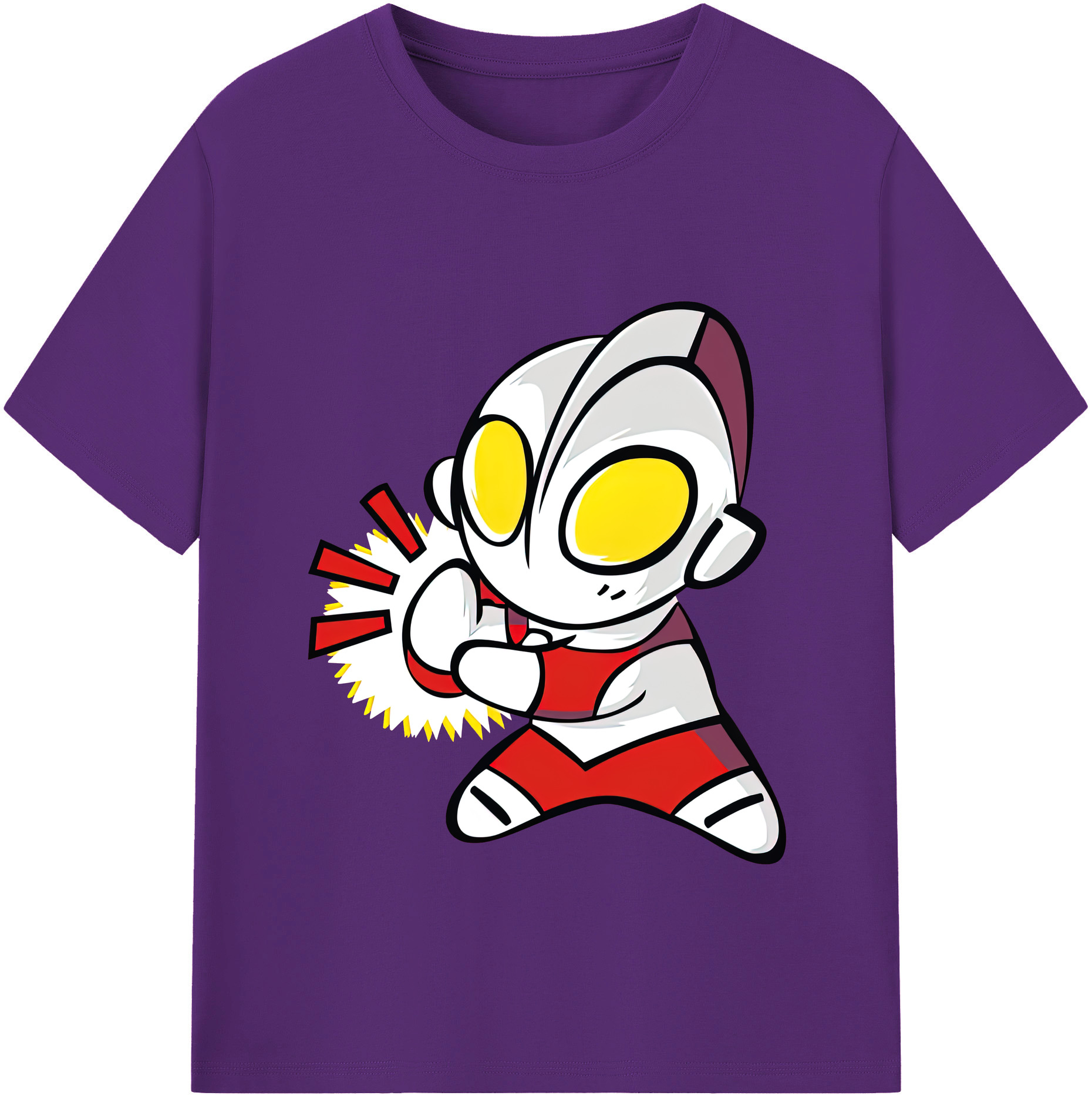 （画像用） ウルトラマン Ultraman 綿100％半袖Tシャツ（フロントプリント）