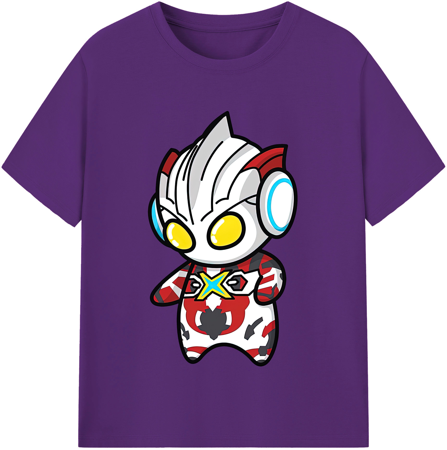 （画像用） ウルトラマン Ultraman 綿100％半袖Tシャツ（フロントプリント）