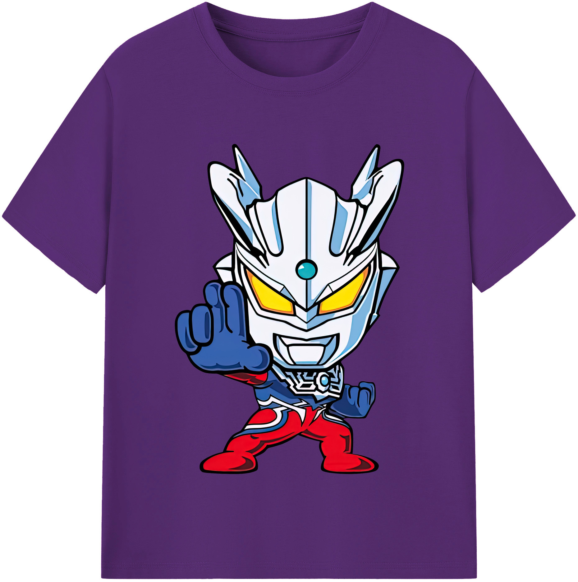 （画像用） ウルトラマン Ultraman 綿100％半袖Tシャツ（フロントプリント）