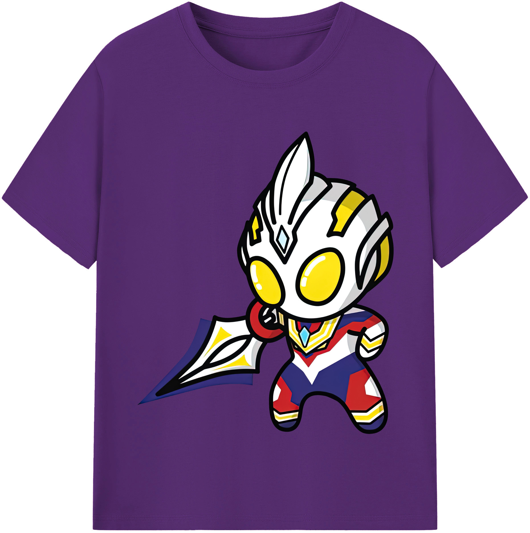 （画像用） ウルトラマン Ultraman 綿100％半袖Tシャツ（フロントプリント）