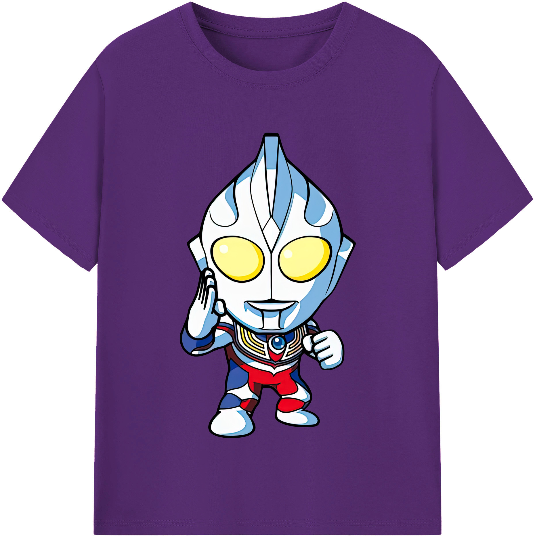 （画像用） ウルトラマン Ultraman 綿100％半袖Tシャツ（フロントプリント）