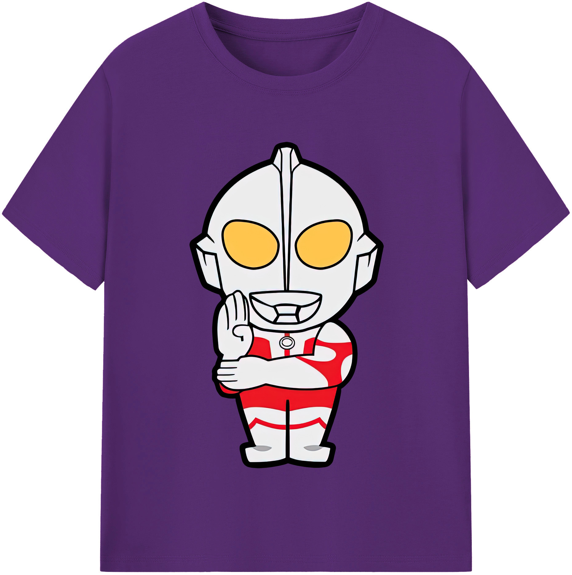 （画像用） ウルトラマン Ultraman 綿100％半袖Tシャツ（フロントプリント）