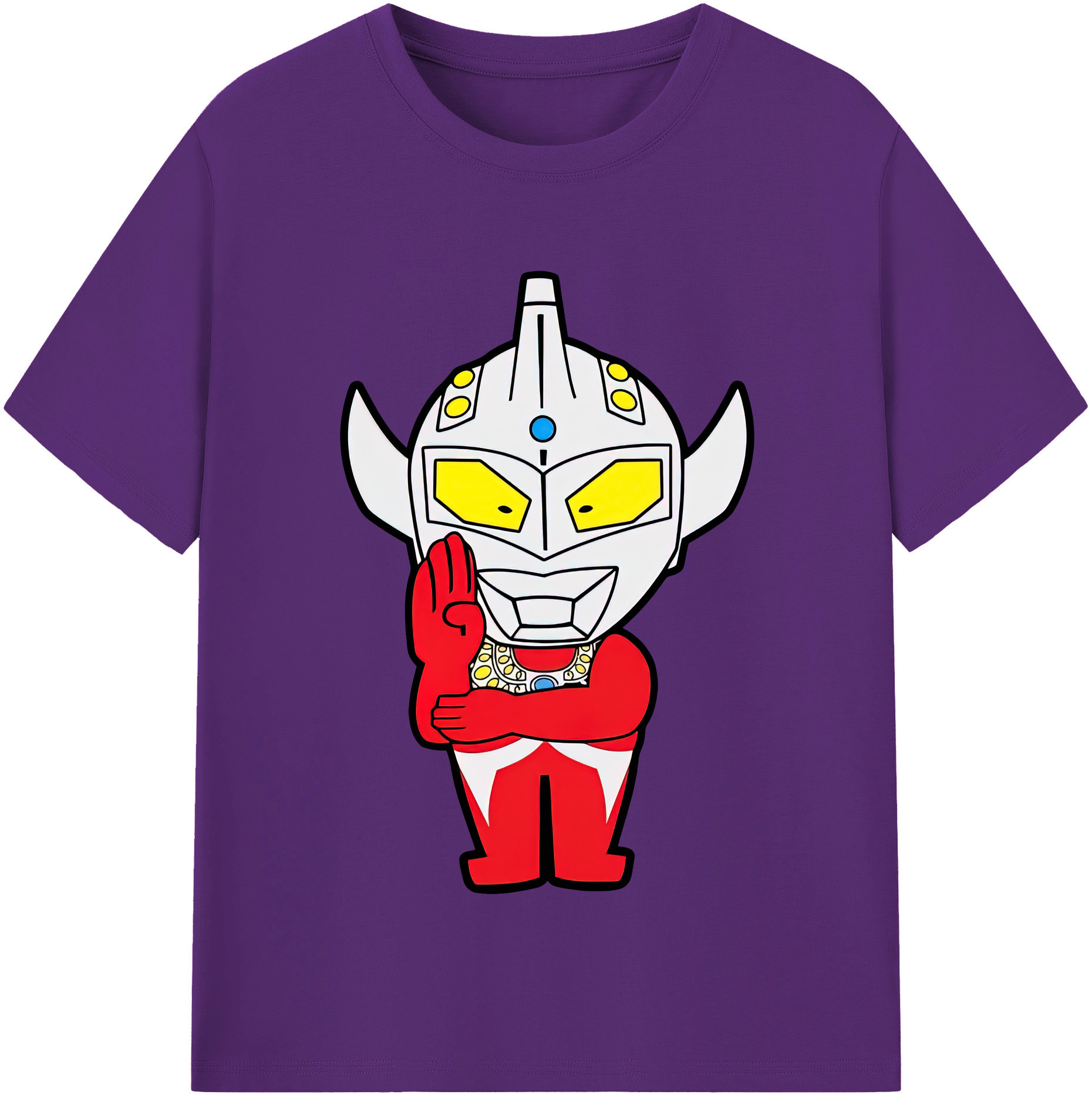 （画像用） ウルトラマン Ultraman 綿100％半袖Tシャツ（フロントプリント）