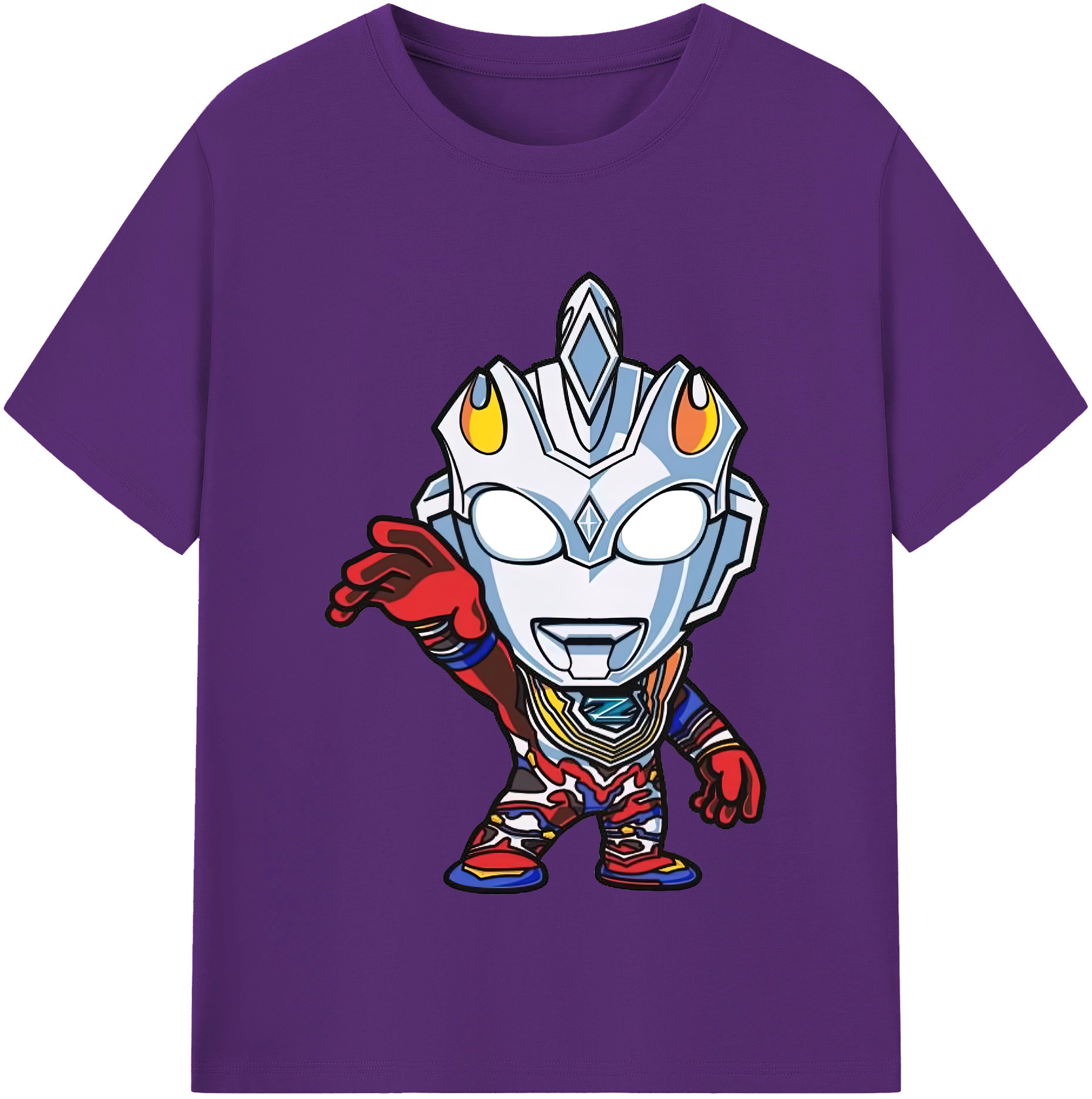 （画像用） ウルトラマン Ultraman 綿100％半袖Tシャツ（フロントプリント）