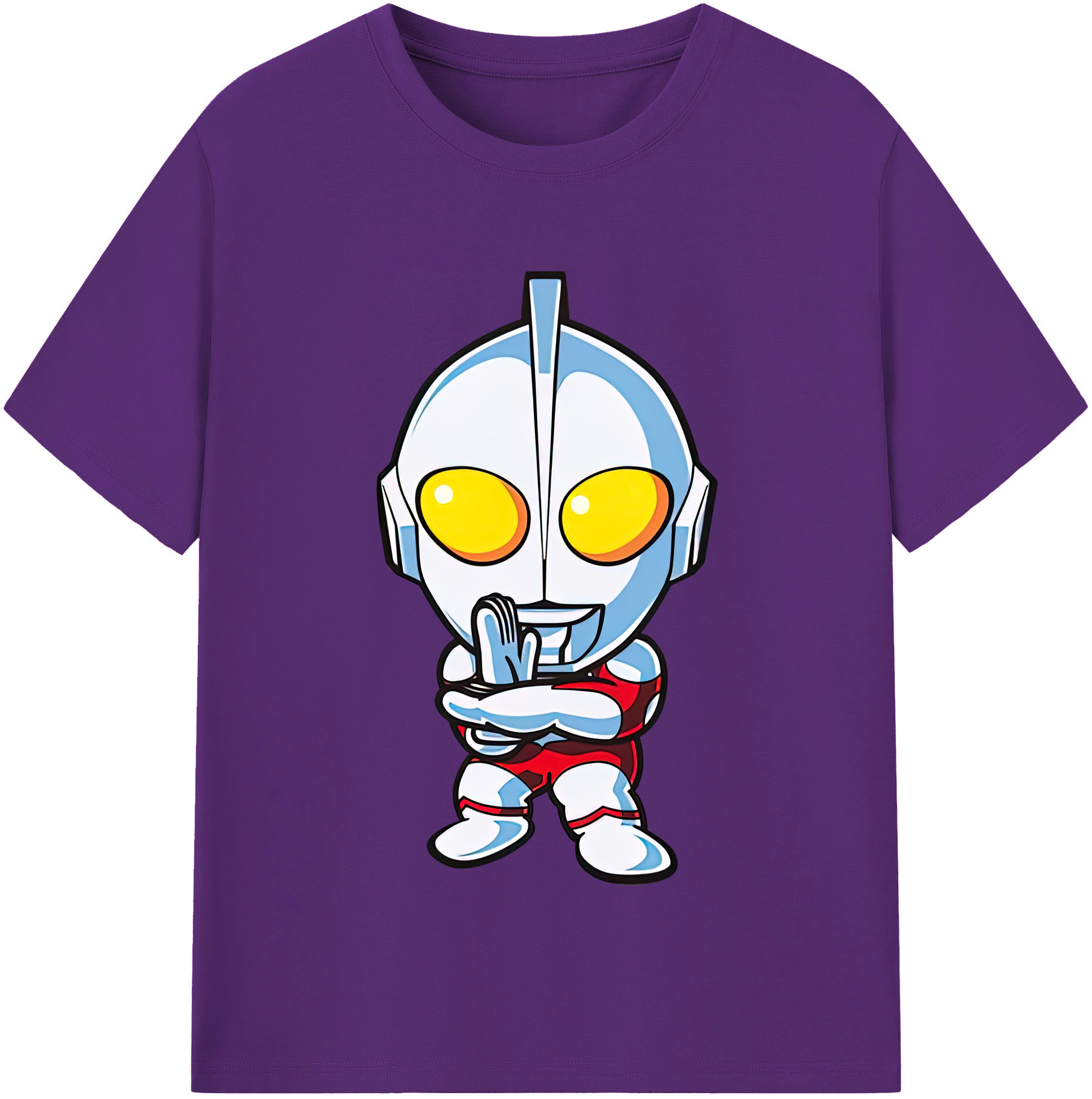 （画像用） ウルトラマン Ultraman 綿100％半袖Tシャツ（フロントプリント）