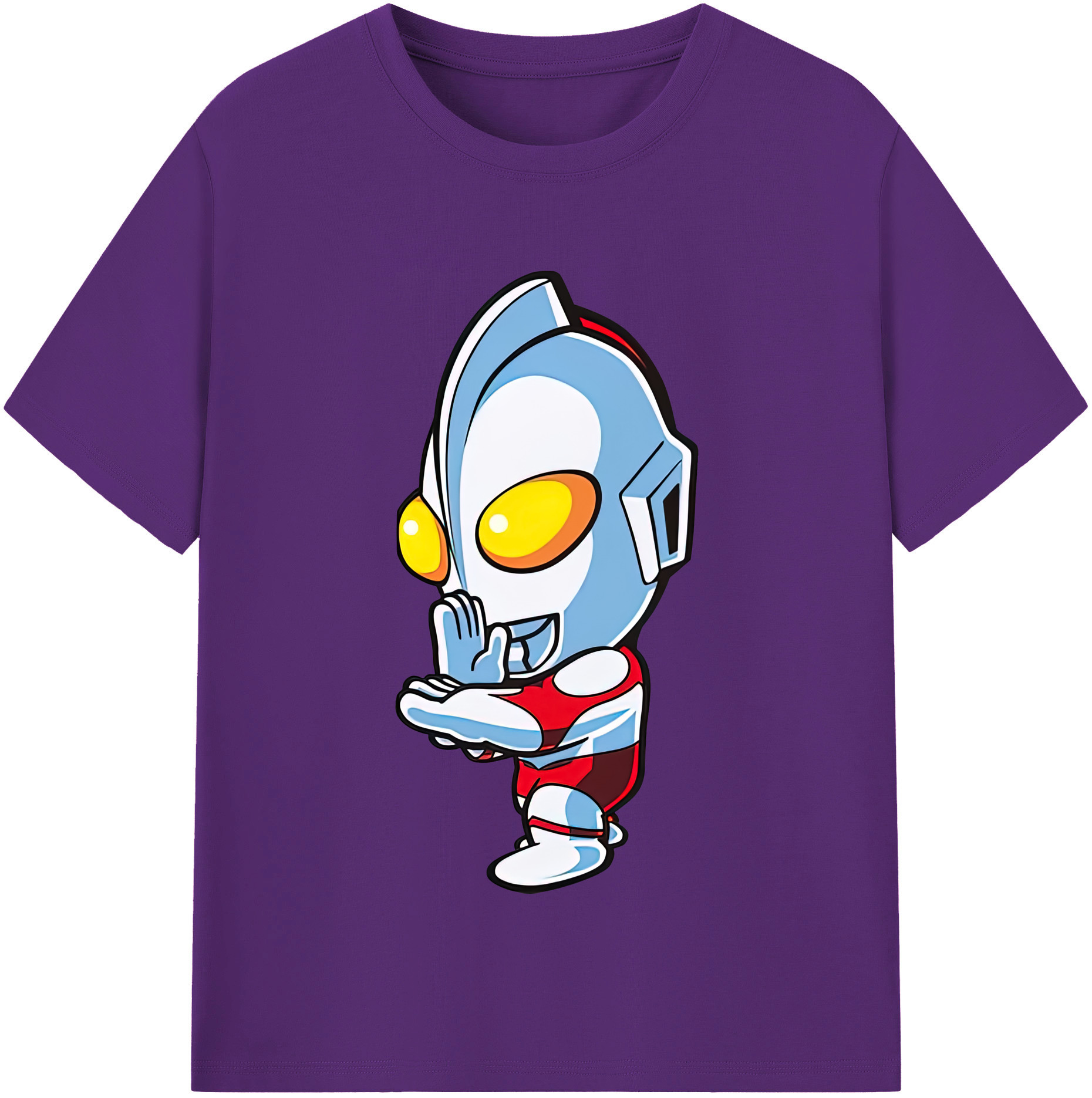 （画像用） ウルトラマン Ultraman 綿100％半袖Tシャツ（フロントプリント）