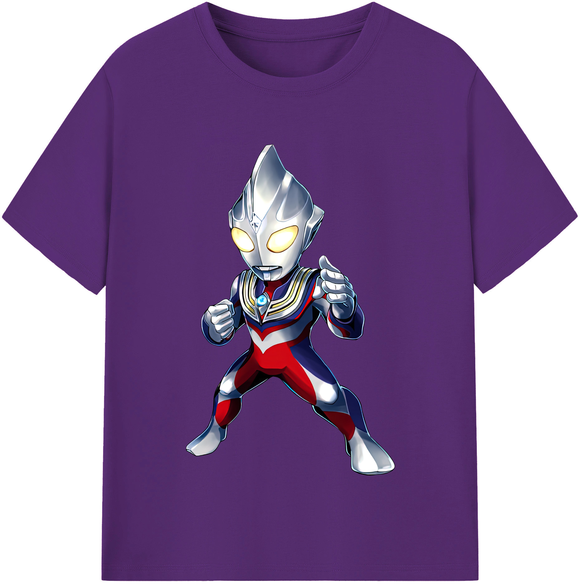 （画像用） ウルトラマン Ultraman 綿100％半袖Tシャツ（フロントプリント）