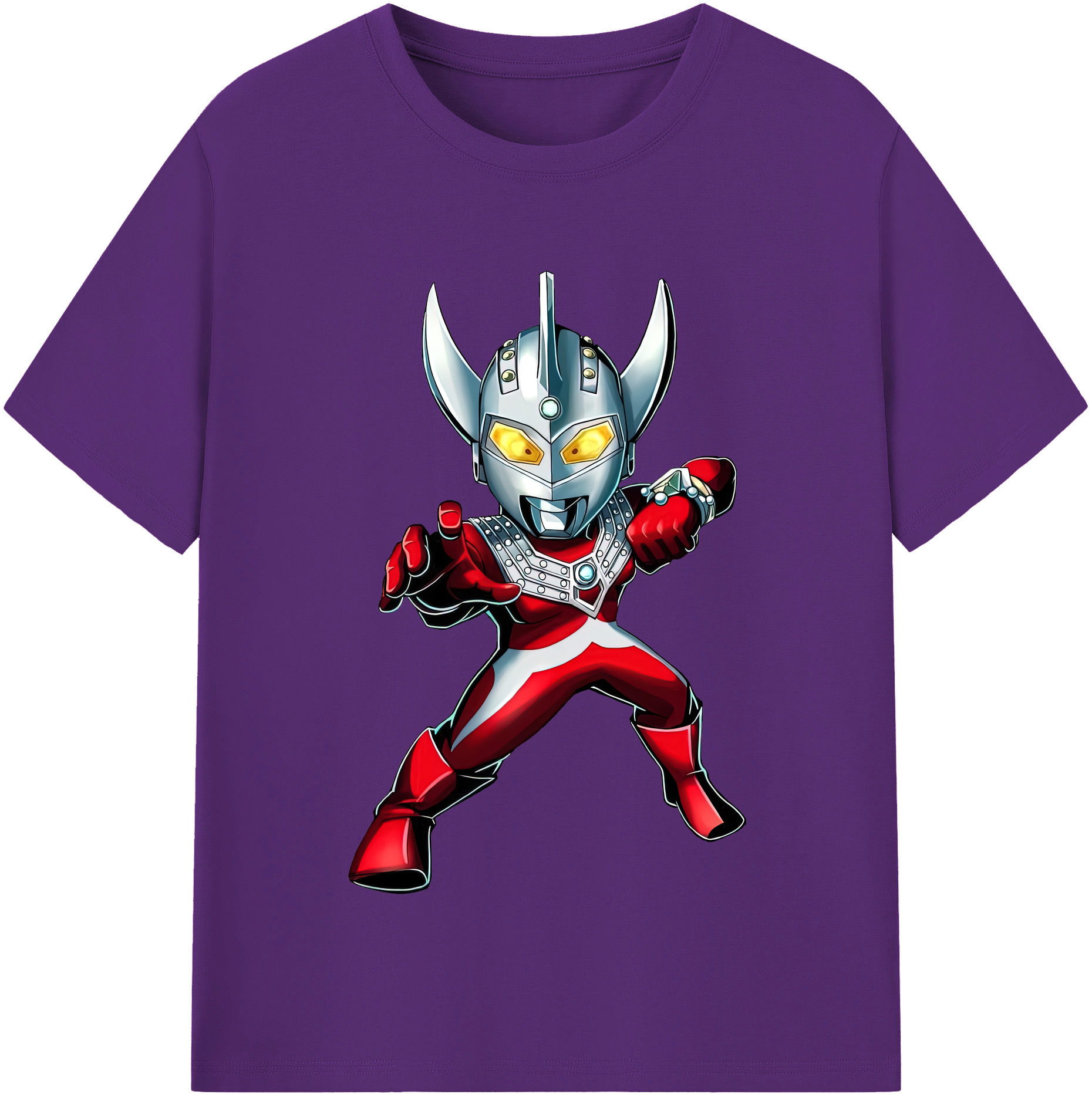 （画像用） ウルトラマン Ultraman 綿100％半袖Tシャツ（フロントプリント）