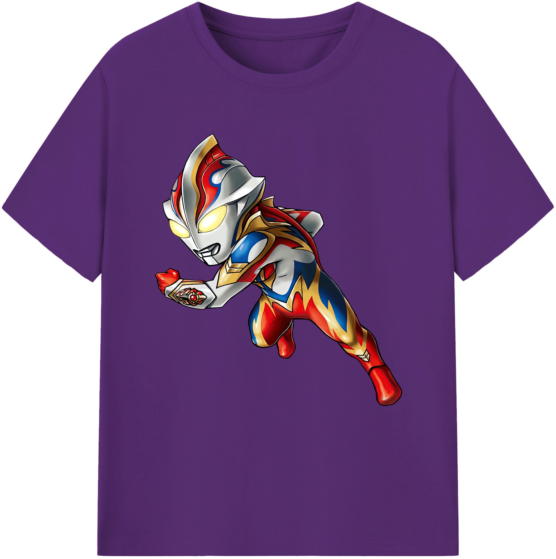 （画像用） ウルトラマン Ultraman 綿100％半袖Tシャツ（フロントプリント）