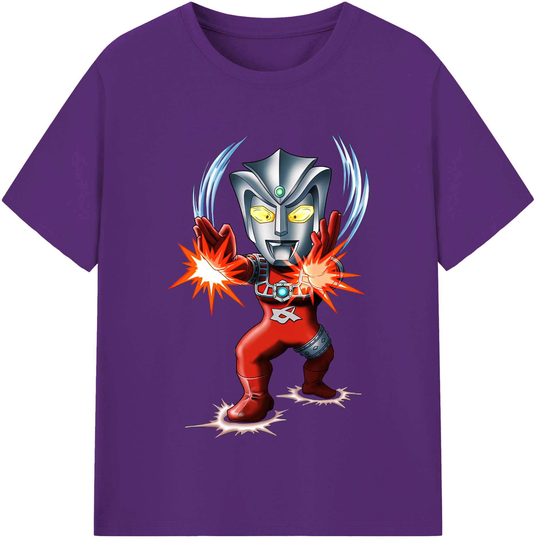 （画像用） ウルトラマン Ultraman 綿100％半袖Tシャツ（フロントプリント）