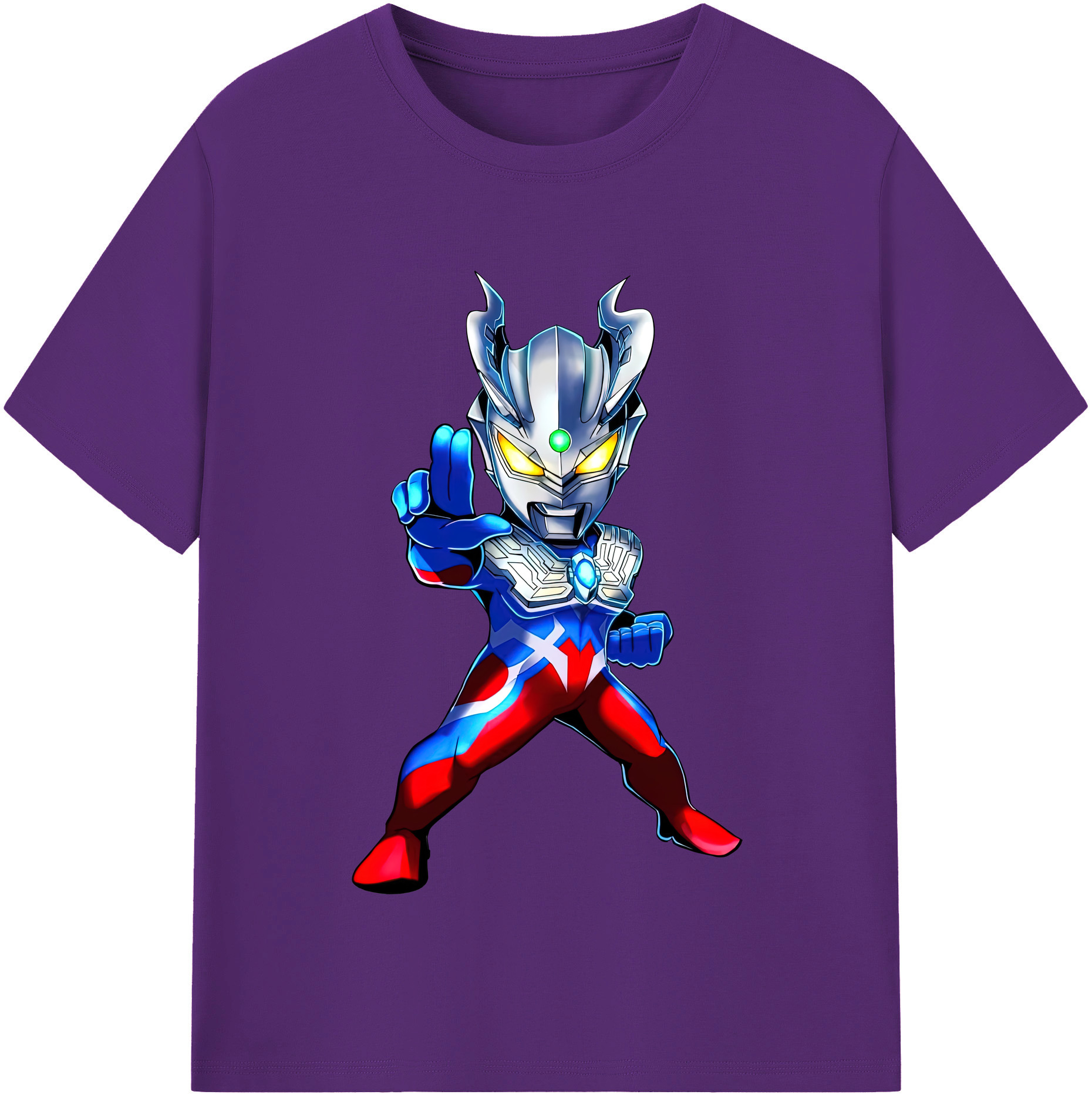 （画像用） ウルトラマン Ultraman 綿100％半袖Tシャツ（フロントプリント）