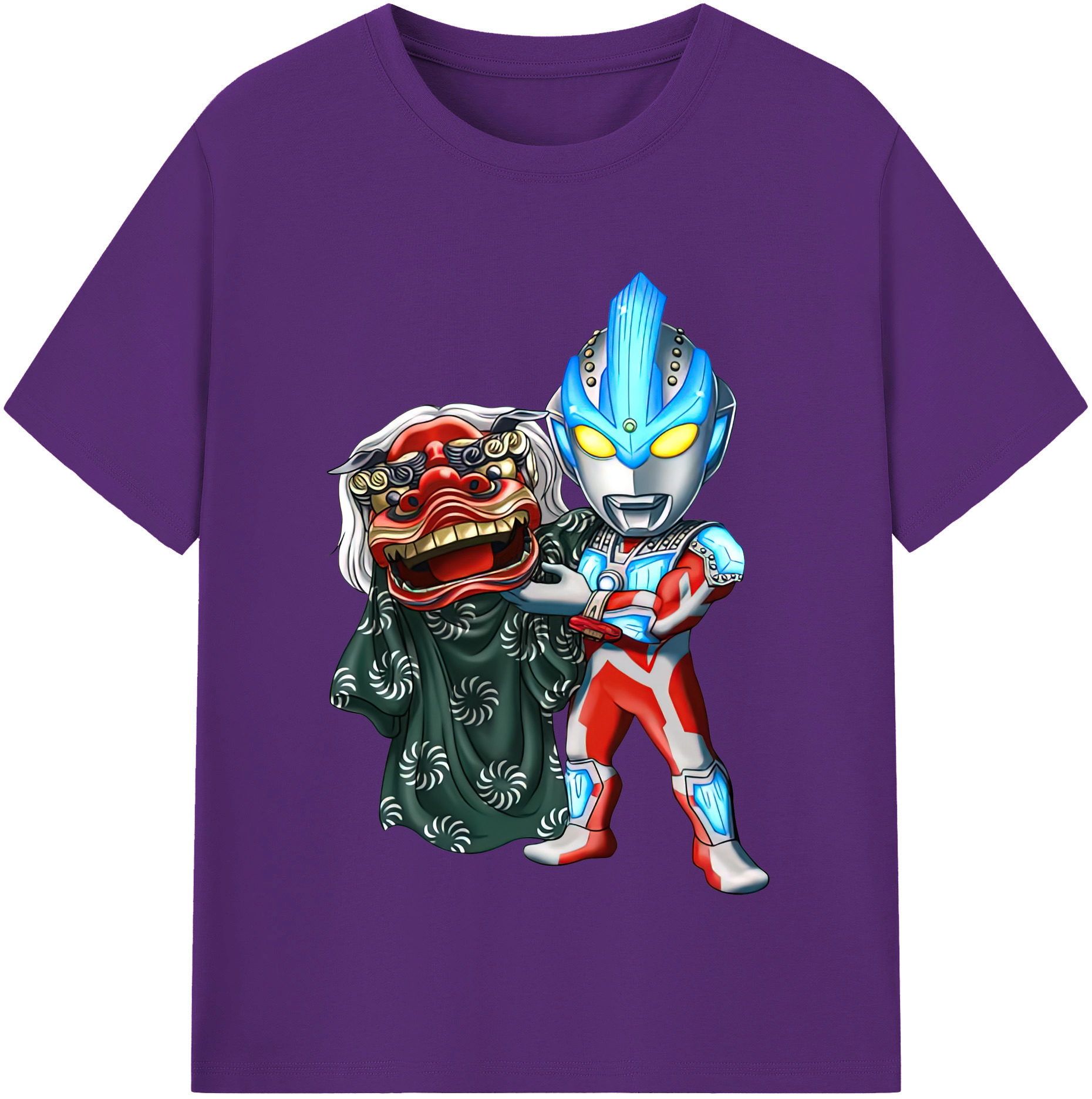 （画像用） ウルトラマン Ultraman 綿100％半袖Tシャツ（フロントプリント）