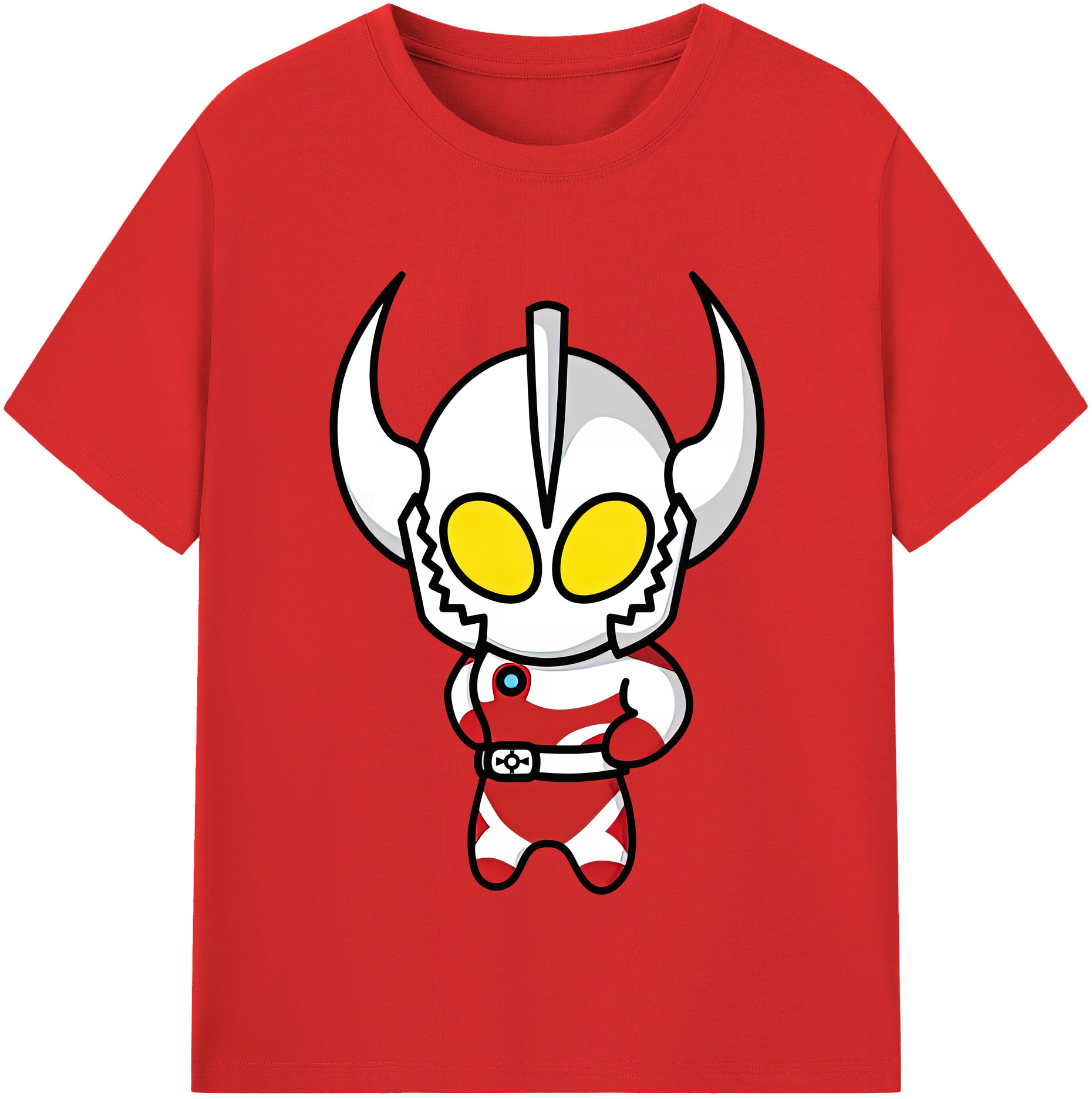 （画像用） ウルトラマン Ultraman 綿100％半袖Tシャツ（フロントプリント）