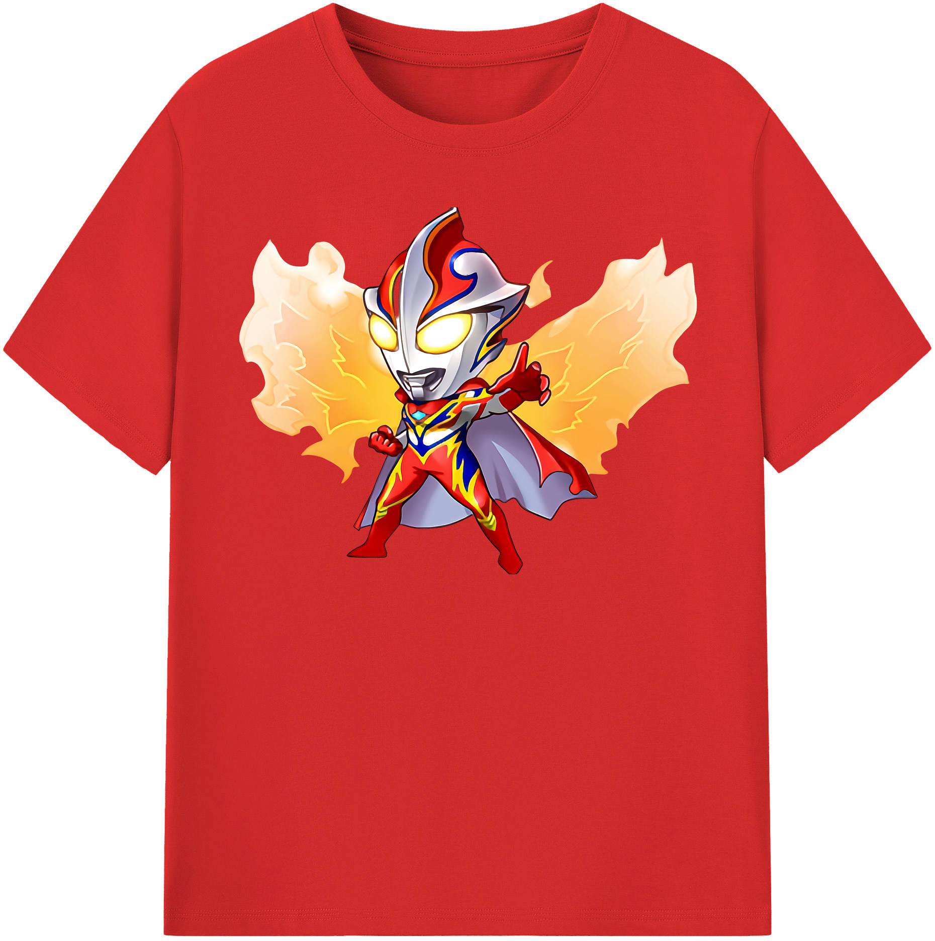 （画像用） ウルトラマン Ultraman 綿100％半袖Tシャツ（フロントプリント）