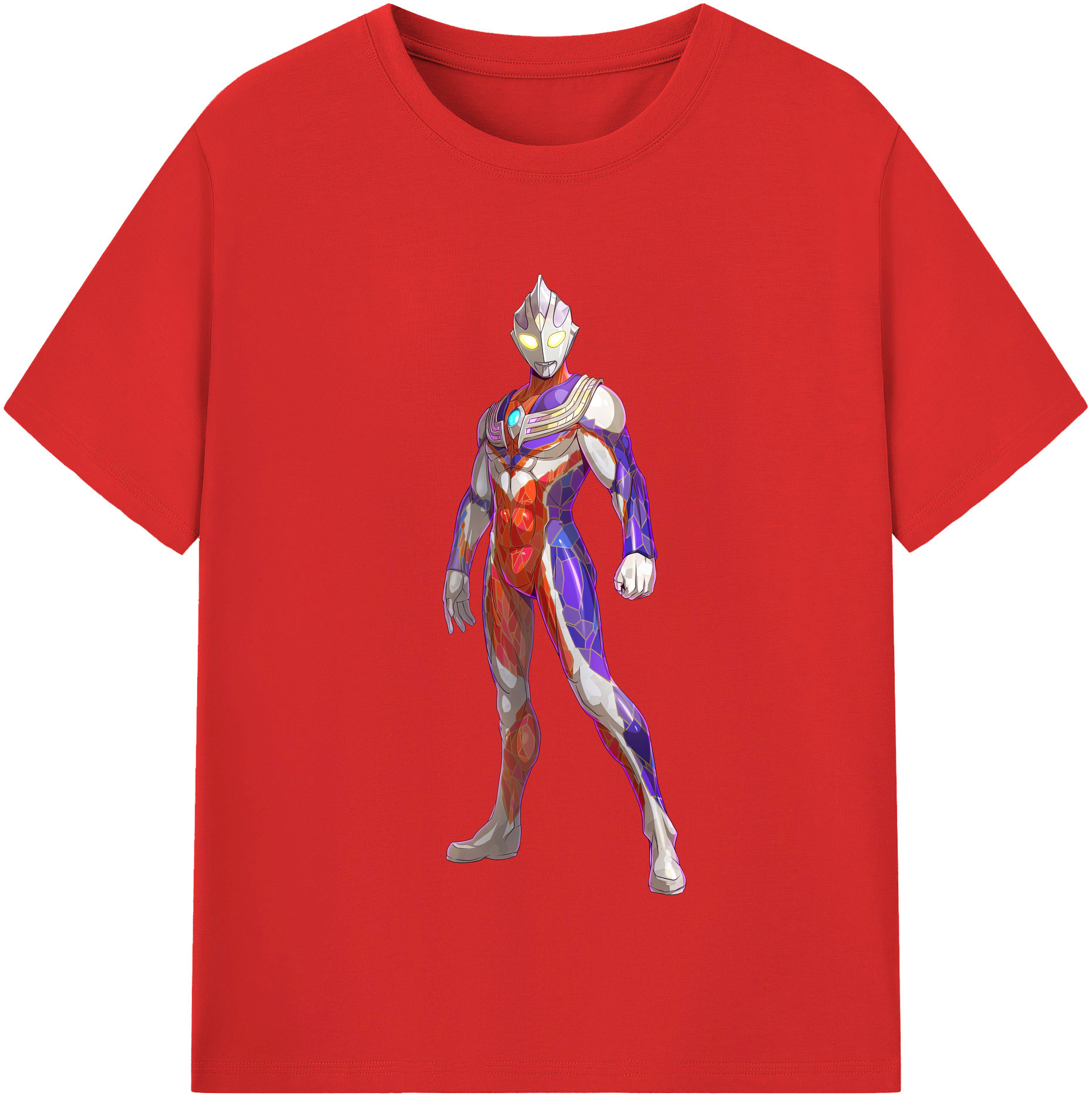 （画像用） ウルトラマン Ultraman 綿100％半袖Tシャツ（フロントプリント）