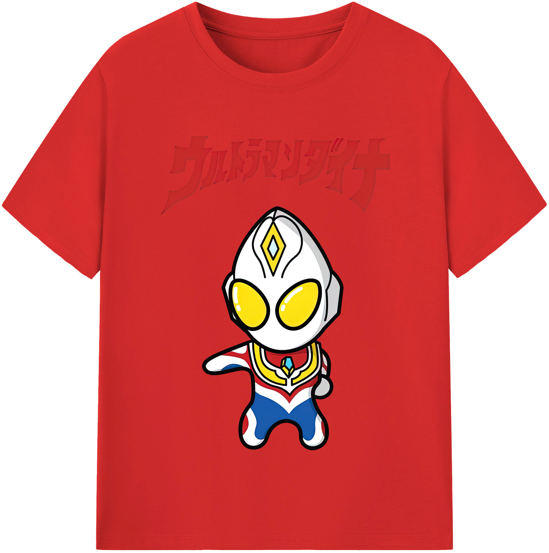 （画像用） ウルトラマン Ultraman 綿100％半袖Tシャツ（フロントプリント）