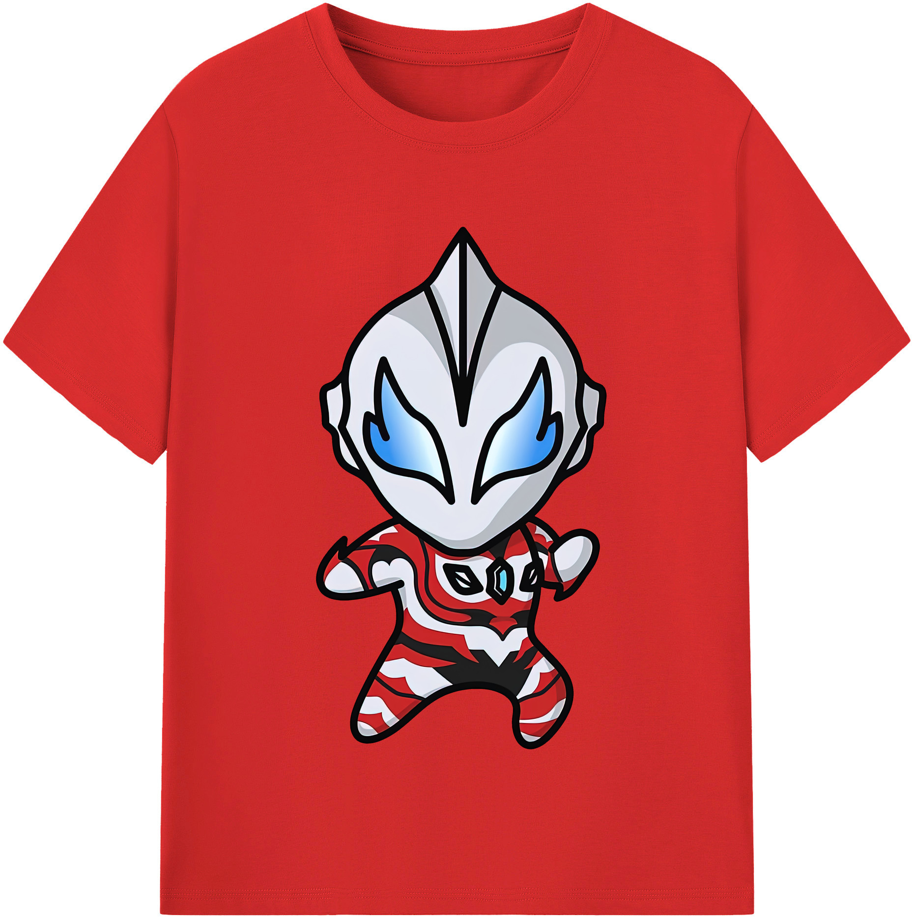 （画像用） ウルトラマン Ultraman 綿100％半袖Tシャツ（フロントプリント）