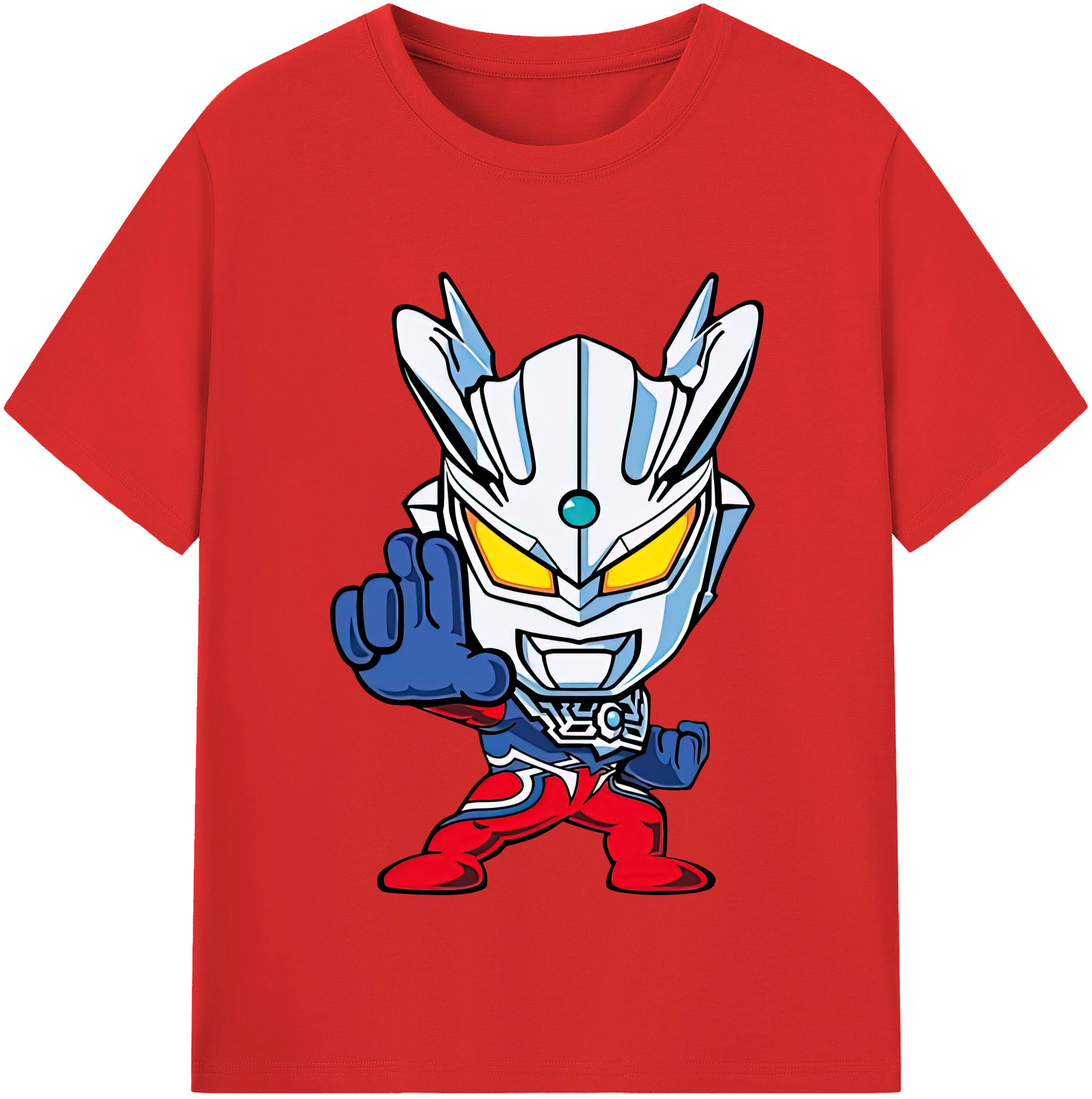 （画像用） ウルトラマン Ultraman 綿100％半袖Tシャツ（フロントプリント）