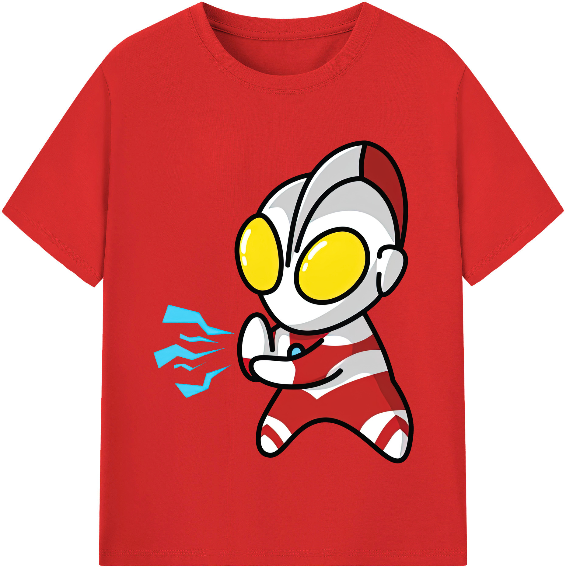 （画像用） ウルトラマン Ultraman 綿100％半袖Tシャツ（フロントプリント）