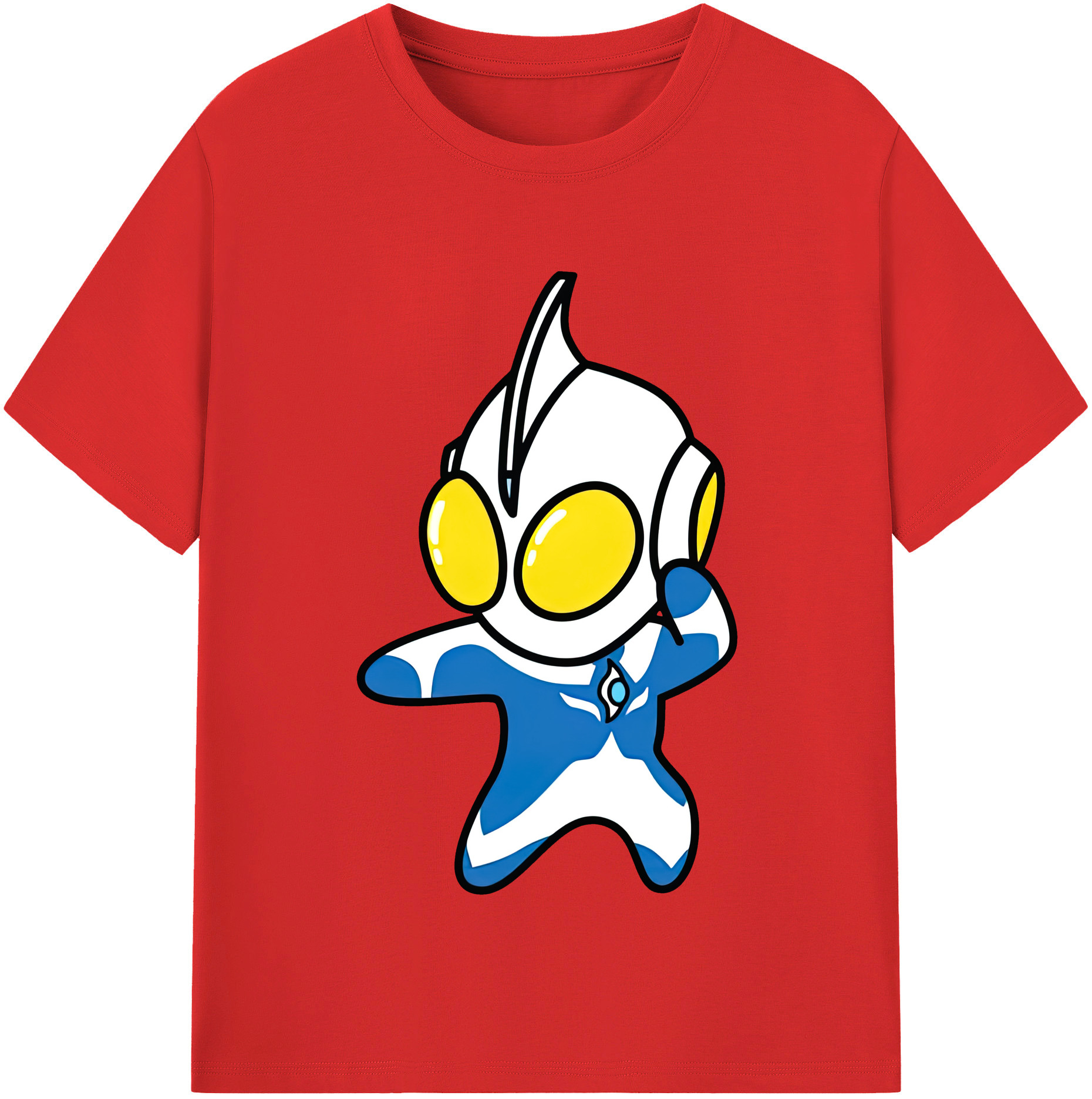 （画像用） ウルトラマン Ultraman 綿100％半袖Tシャツ（フロントプリント）