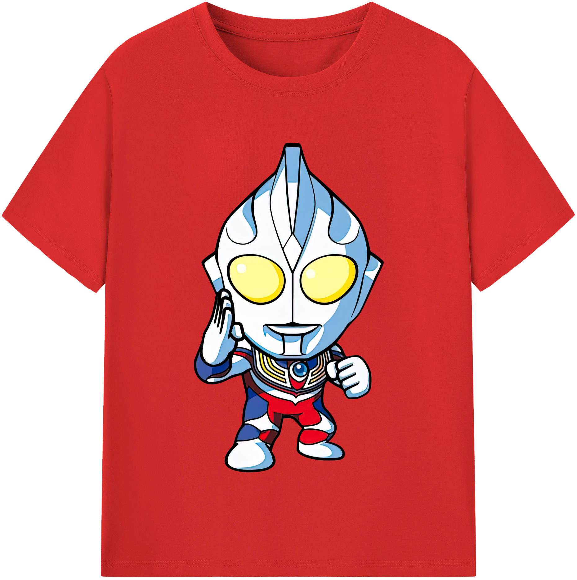 （画像用） ウルトラマン Ultraman 綿100％半袖Tシャツ（フロントプリント）