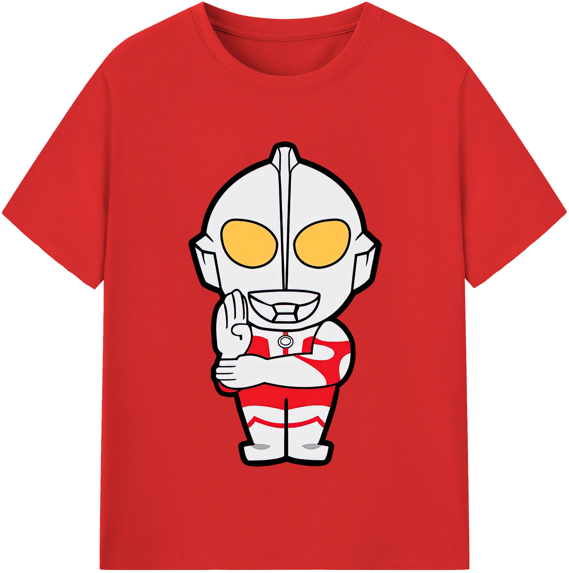（画像用） ウルトラマン Ultraman 綿100％半袖Tシャツ（フロントプリント）