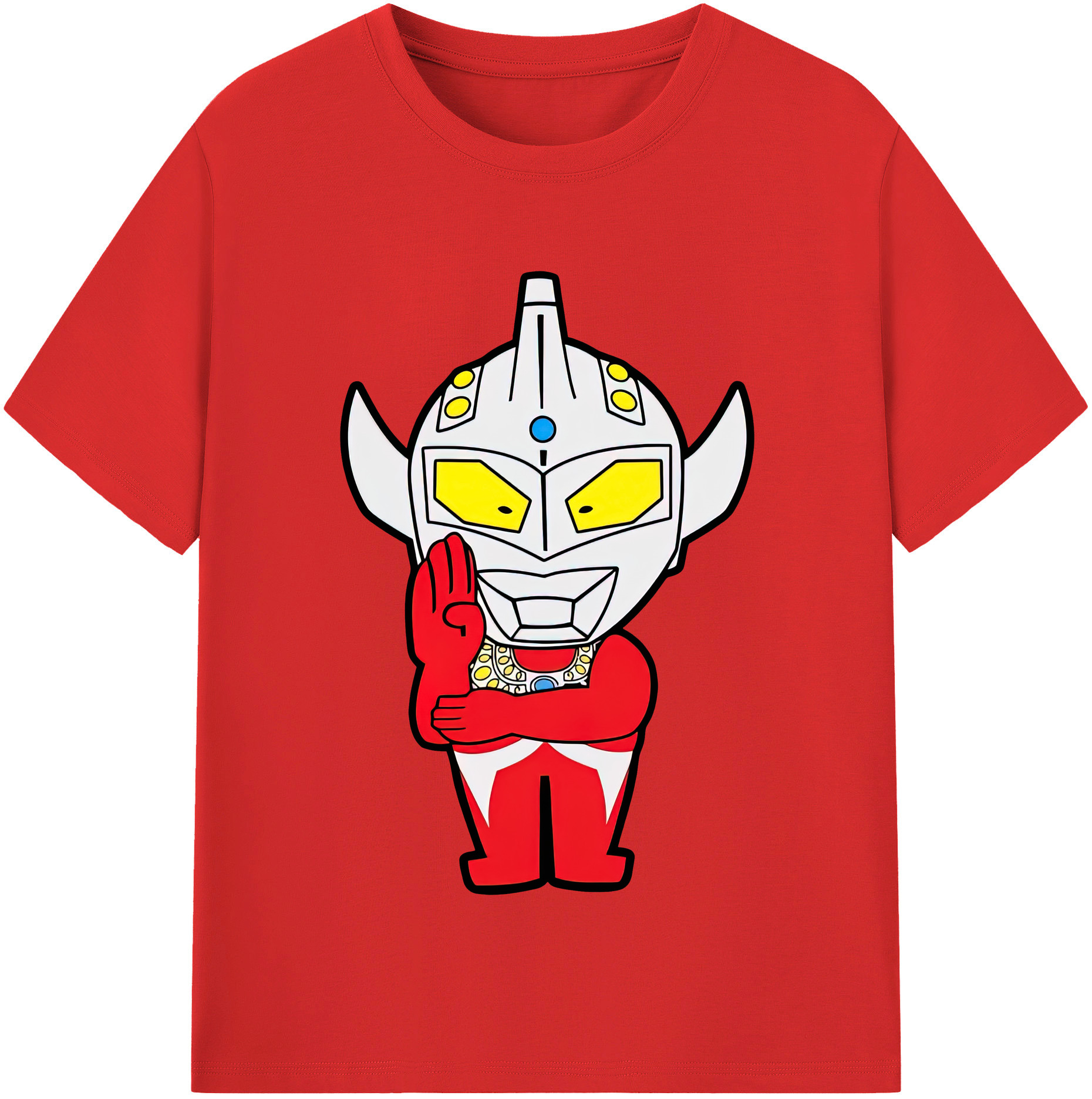 （画像用） ウルトラマン Ultraman 綿100％半袖Tシャツ（フロントプリント）