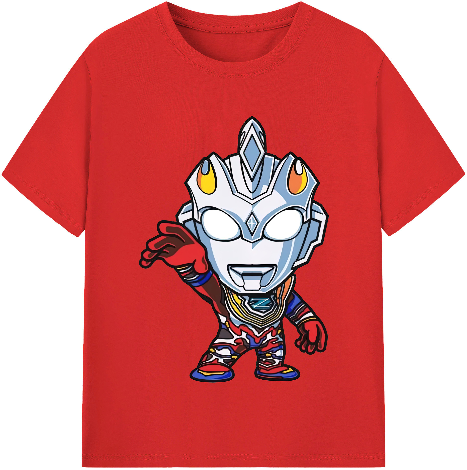 （画像用） ウルトラマン Ultraman 綿100％半袖Tシャツ（フロントプリント）