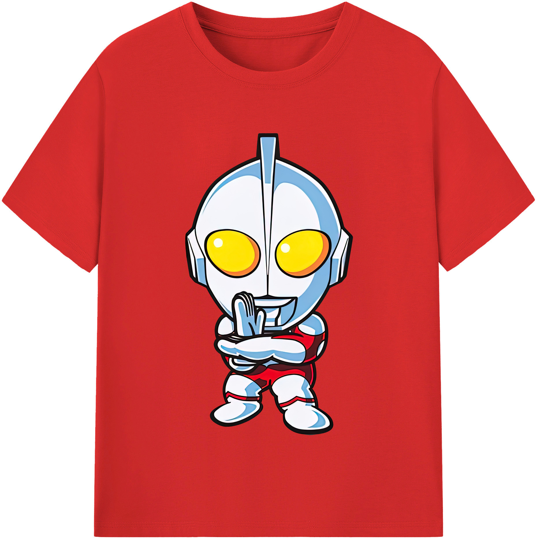 （画像用） ウルトラマン Ultraman 綿100％半袖Tシャツ（フロントプリント）