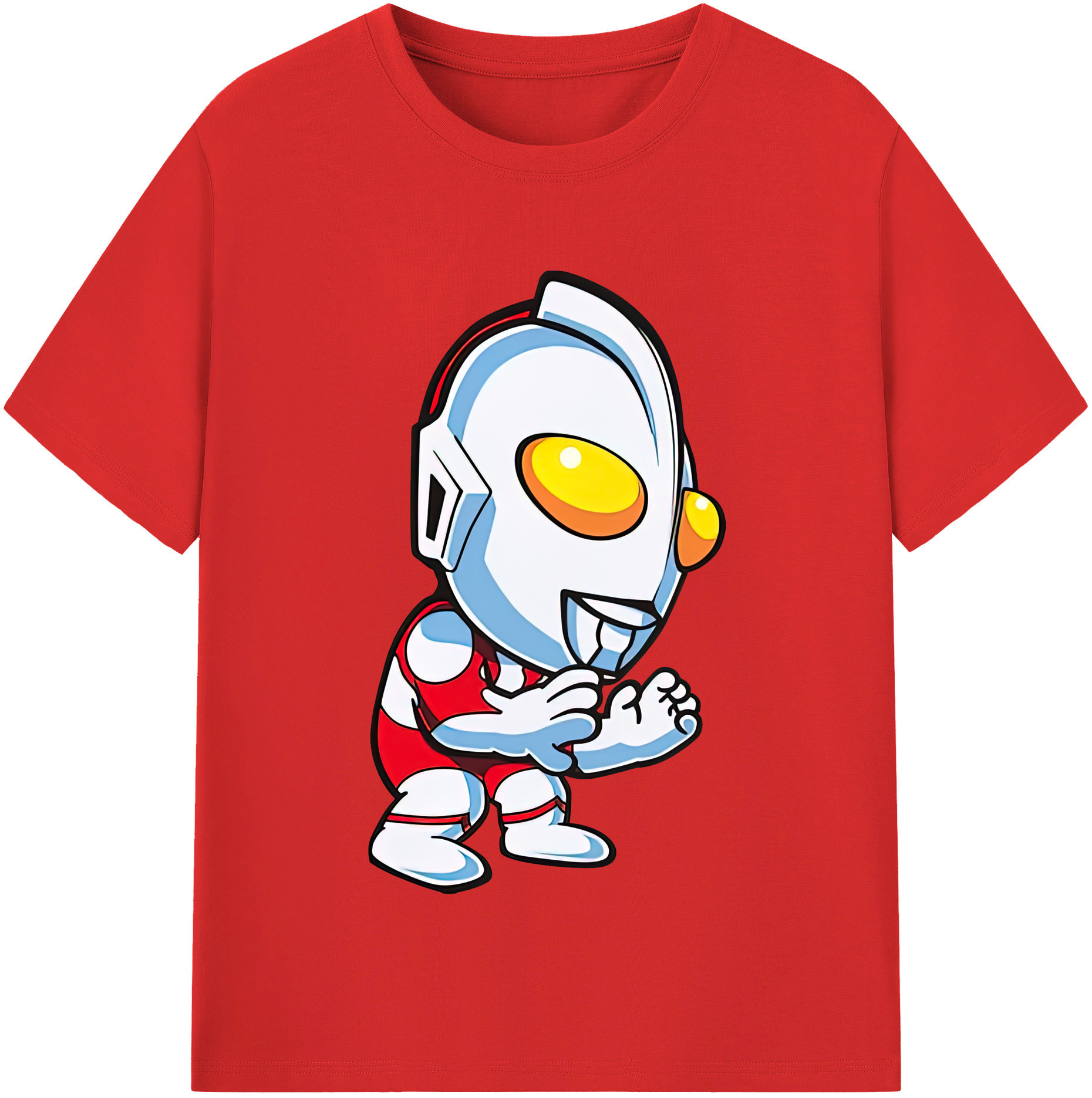 （画像用） ウルトラマン Ultraman 綿100％半袖Tシャツ（フロントプリント）