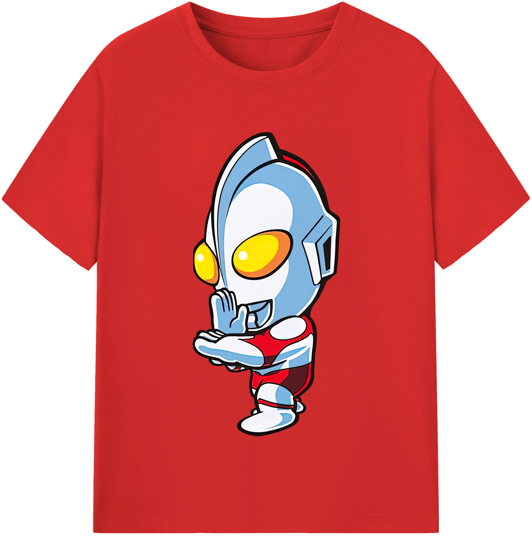 （画像用） ウルトラマン Ultraman 綿100％半袖Tシャツ（フロントプリント）