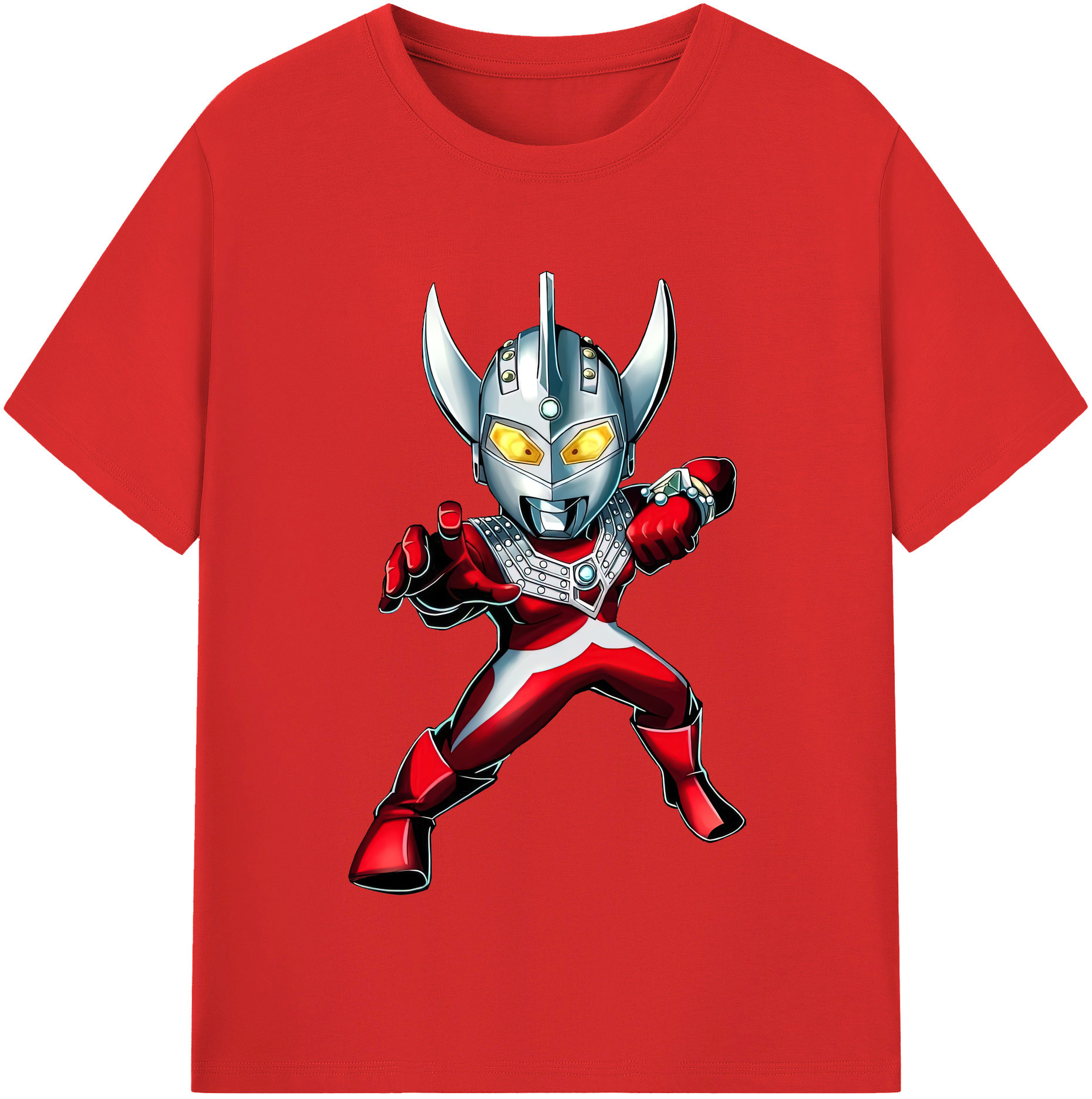 （画像用） ウルトラマン Ultraman 綿100％半袖Tシャツ（フロントプリント）