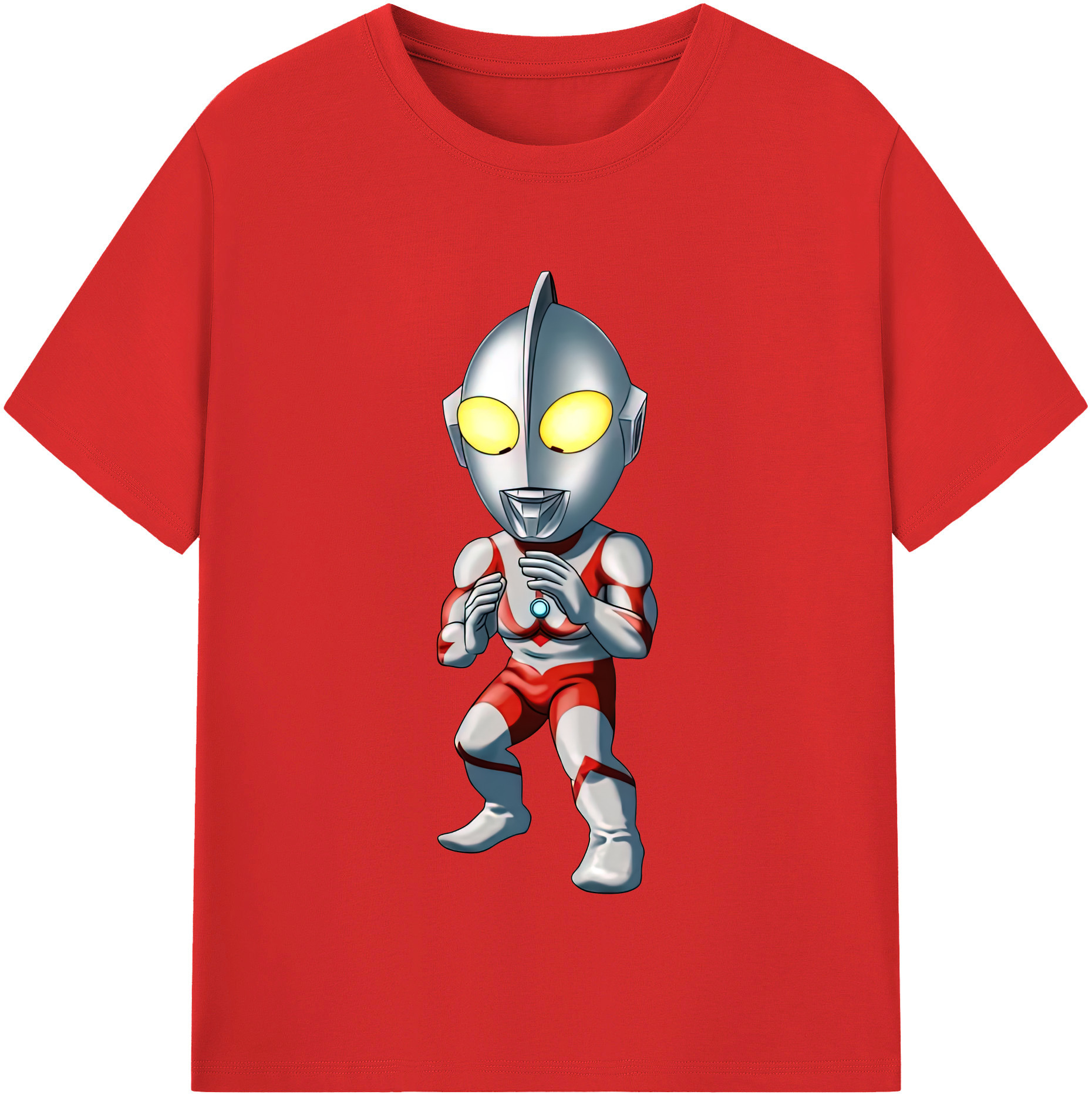 （画像用） ウルトラマン Ultraman 綿100％半袖Tシャツ（フロントプリント）