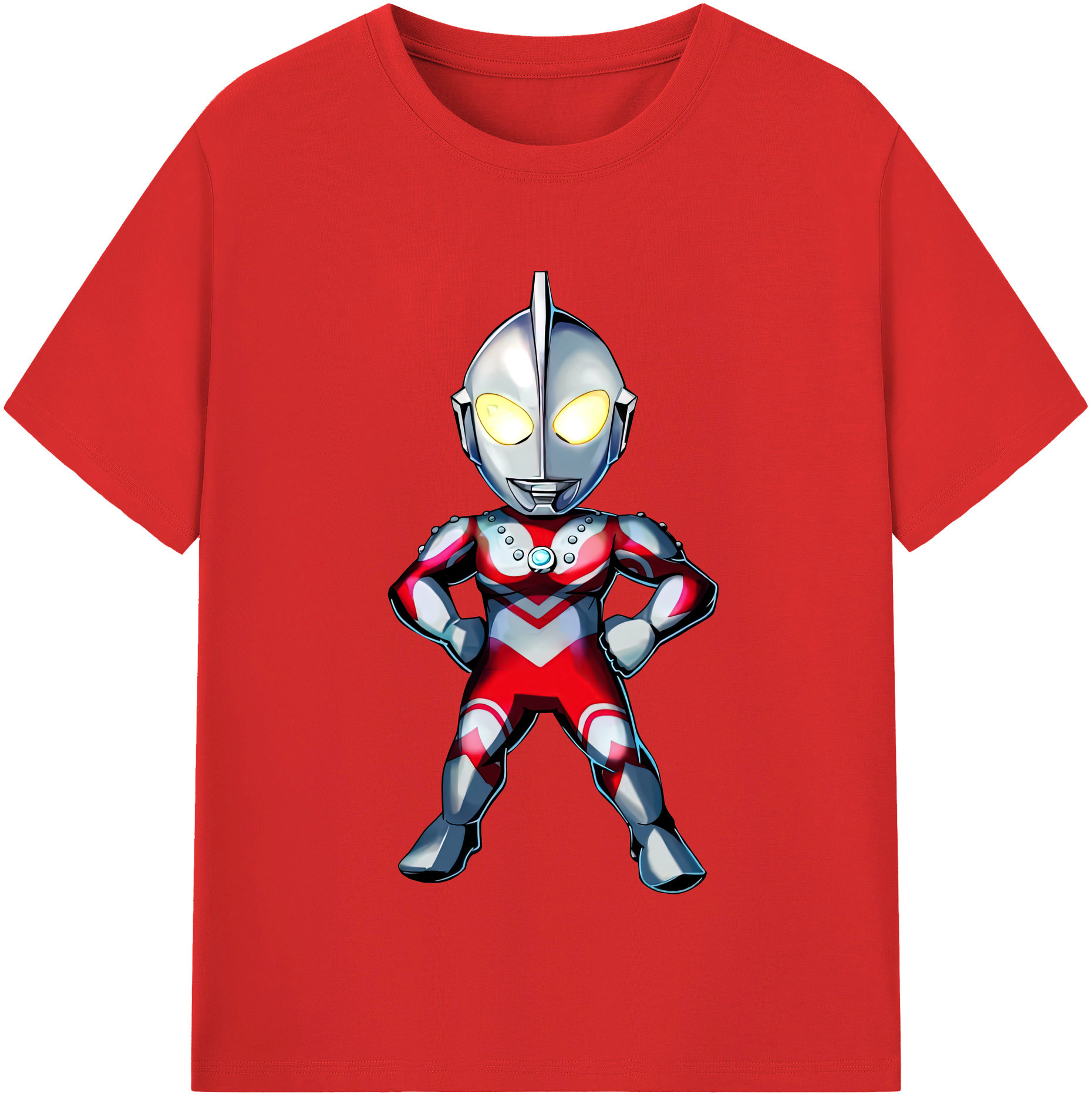 （画像用） ウルトラマン Ultraman 綿100％半袖Tシャツ（フロントプリント）