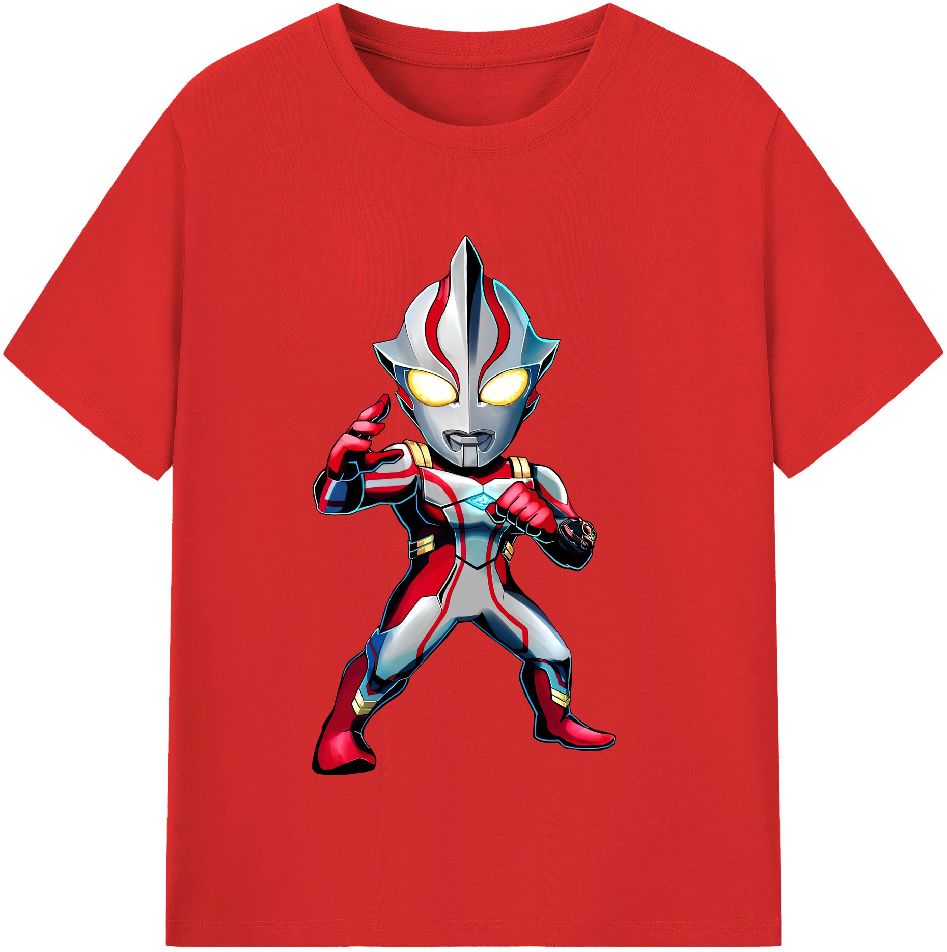 （画像用） ウルトラマン Ultraman 綿100％半袖Tシャツ（フロントプリント）
