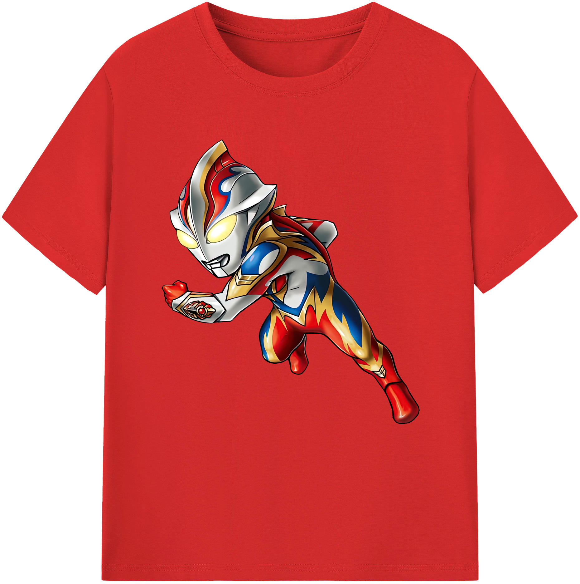 （画像用） ウルトラマン Ultraman 綿100％半袖Tシャツ（フロントプリント）