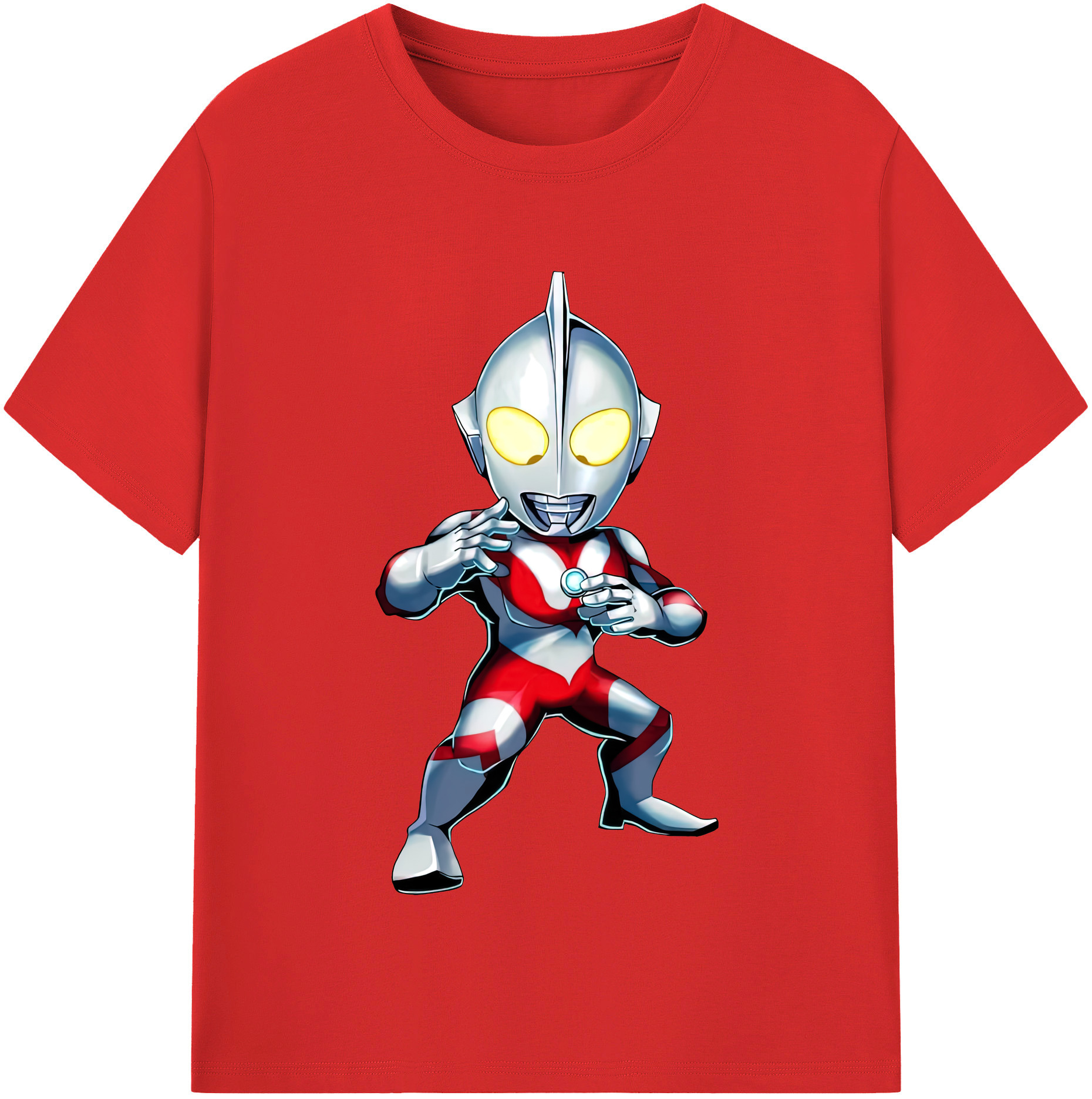 （画像用） ウルトラマン Ultraman 綿100％半袖Tシャツ（フロントプリント）