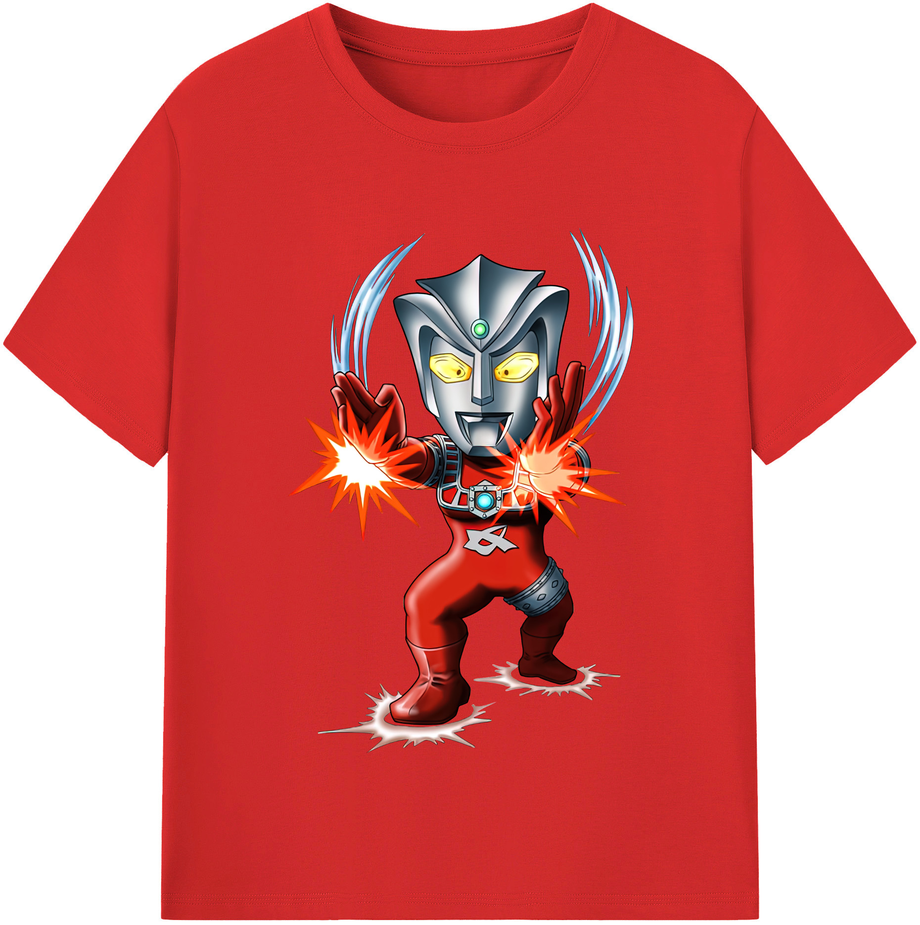 （画像用） ウルトラマン Ultraman 綿100％半袖Tシャツ（フロントプリント）