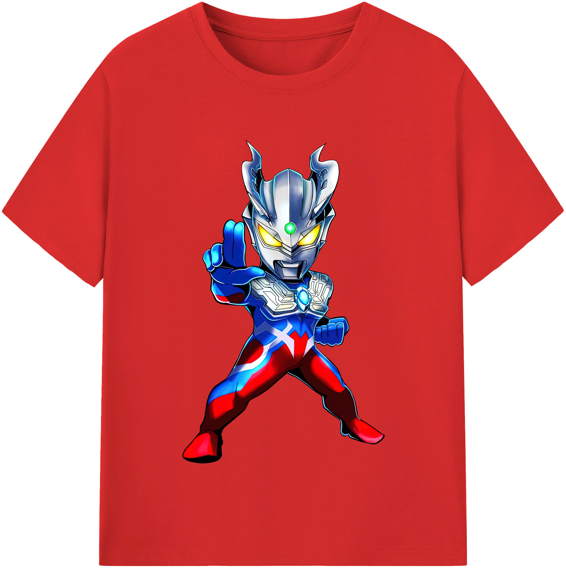 （画像用） ウルトラマン Ultraman 綿100％半袖Tシャツ（フロントプリント）