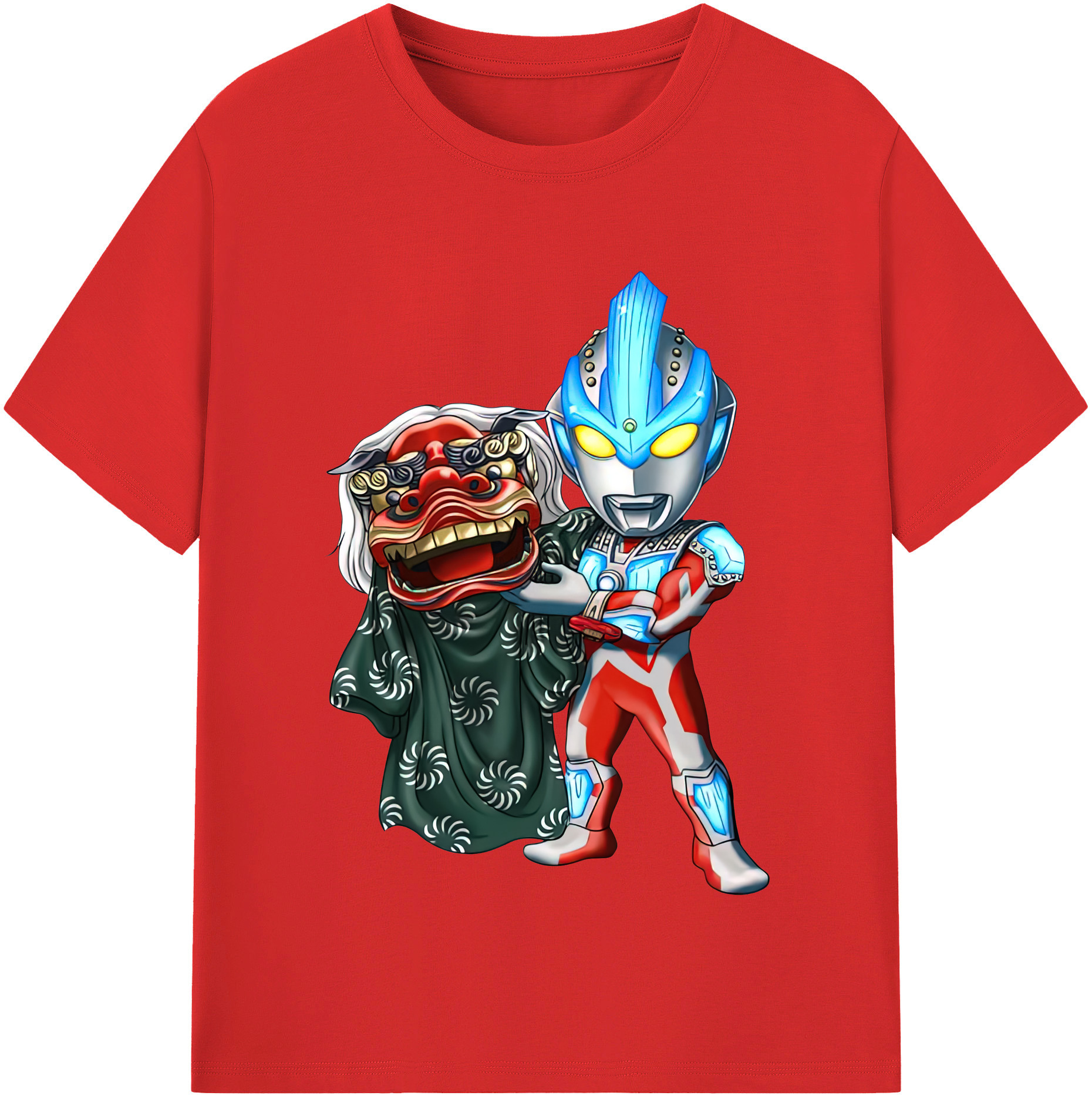 （画像用） ウルトラマン Ultraman 綿100％半袖Tシャツ（フロントプリント）
