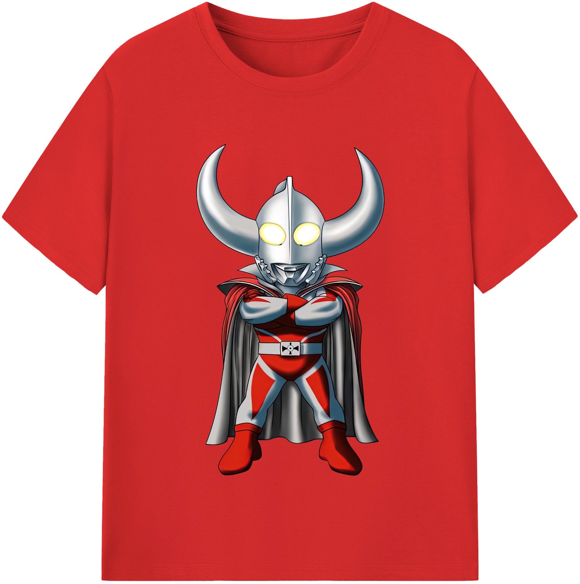 （画像用） ウルトラマン Ultraman 綿100％半袖Tシャツ（フロントプリント）