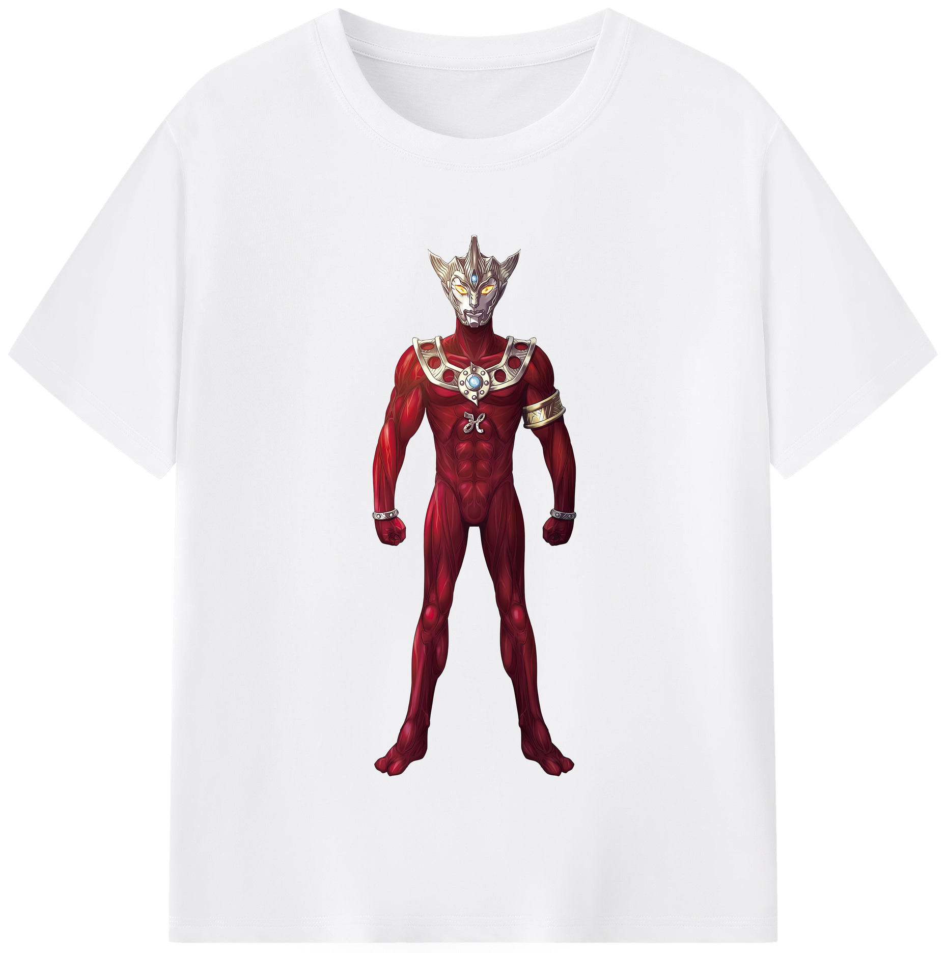 （画像用） ウルトラマン Ultraman 綿100％半袖Tシャツ（フロントプリント）
