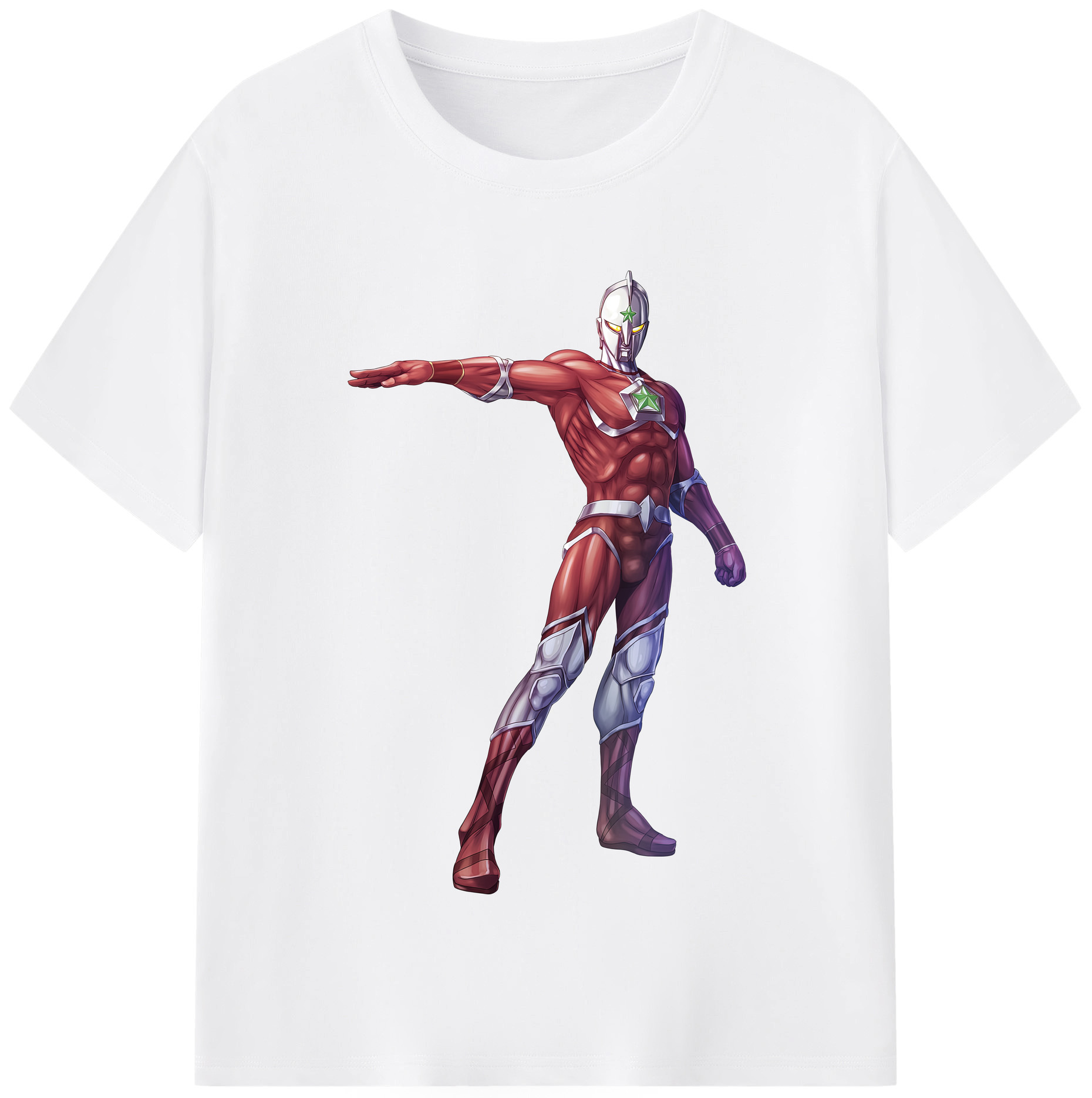 （画像用） ウルトラマン Ultraman 綿100％半袖Tシャツ（フロントプリント）