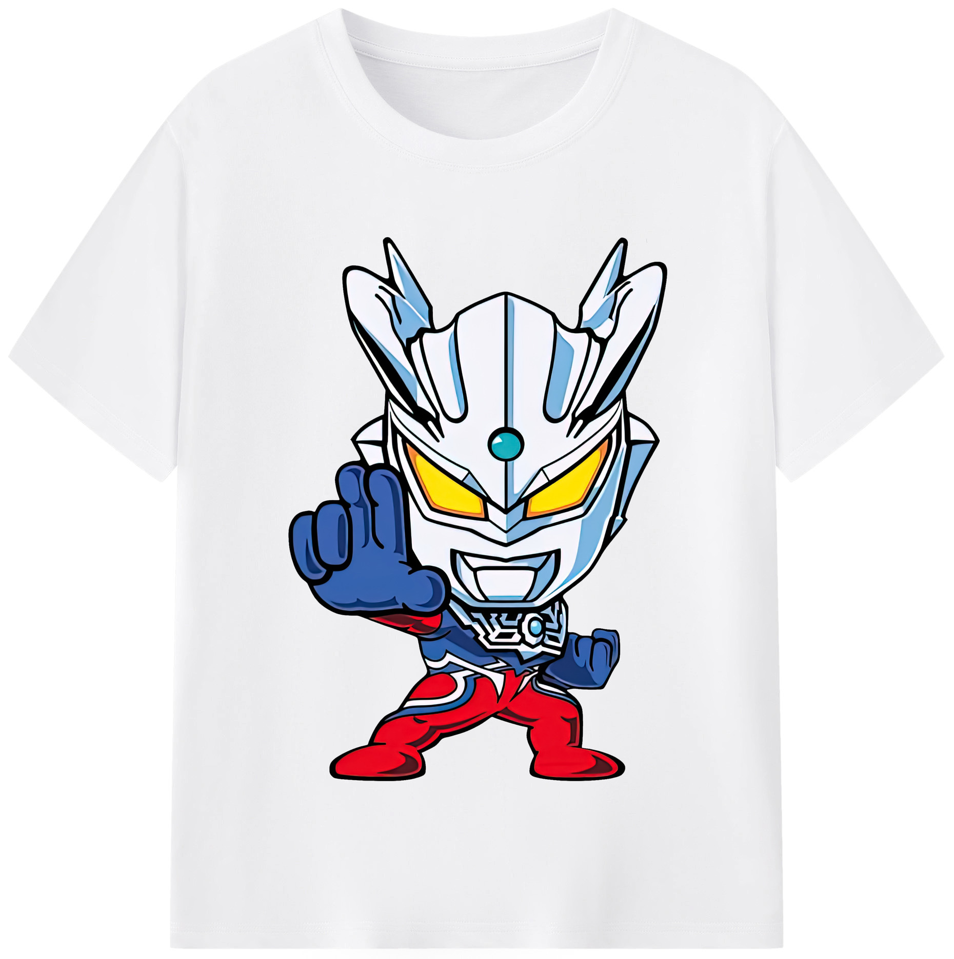（画像用） ウルトラマン Ultraman 綿100％半袖Tシャツ（フロントプリント）