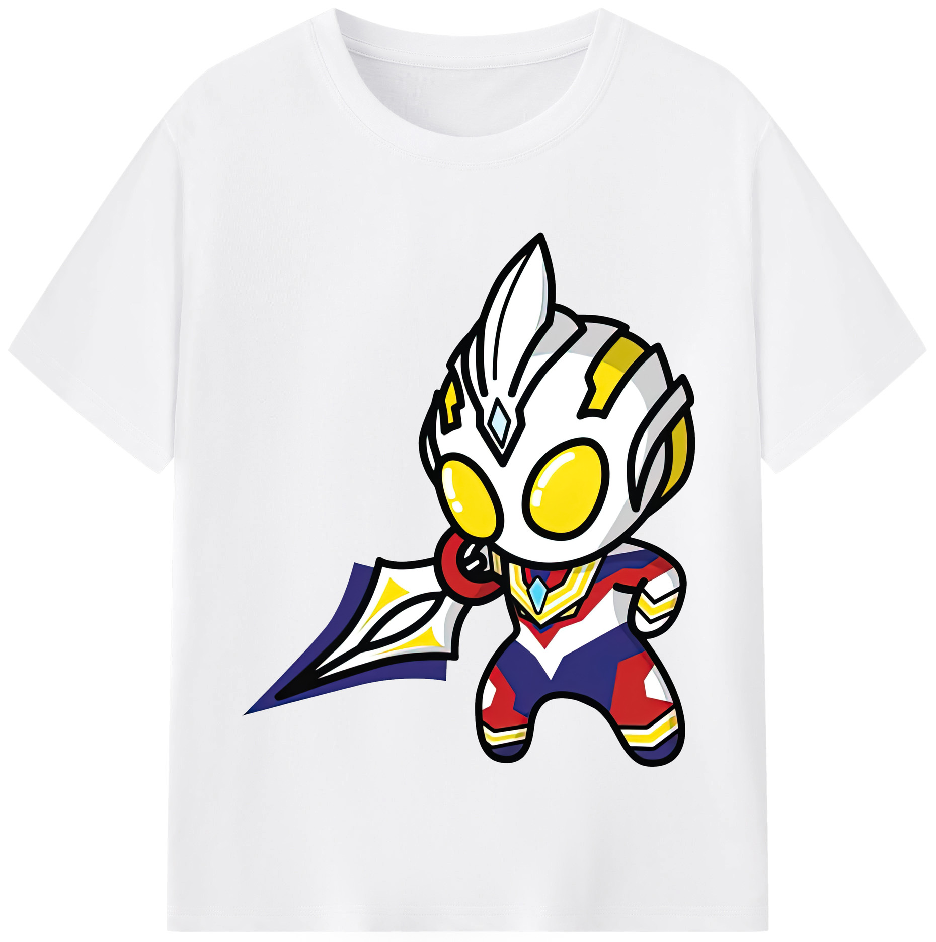 （画像用） ウルトラマン Ultraman 綿100％半袖Tシャツ（フロントプリント）
