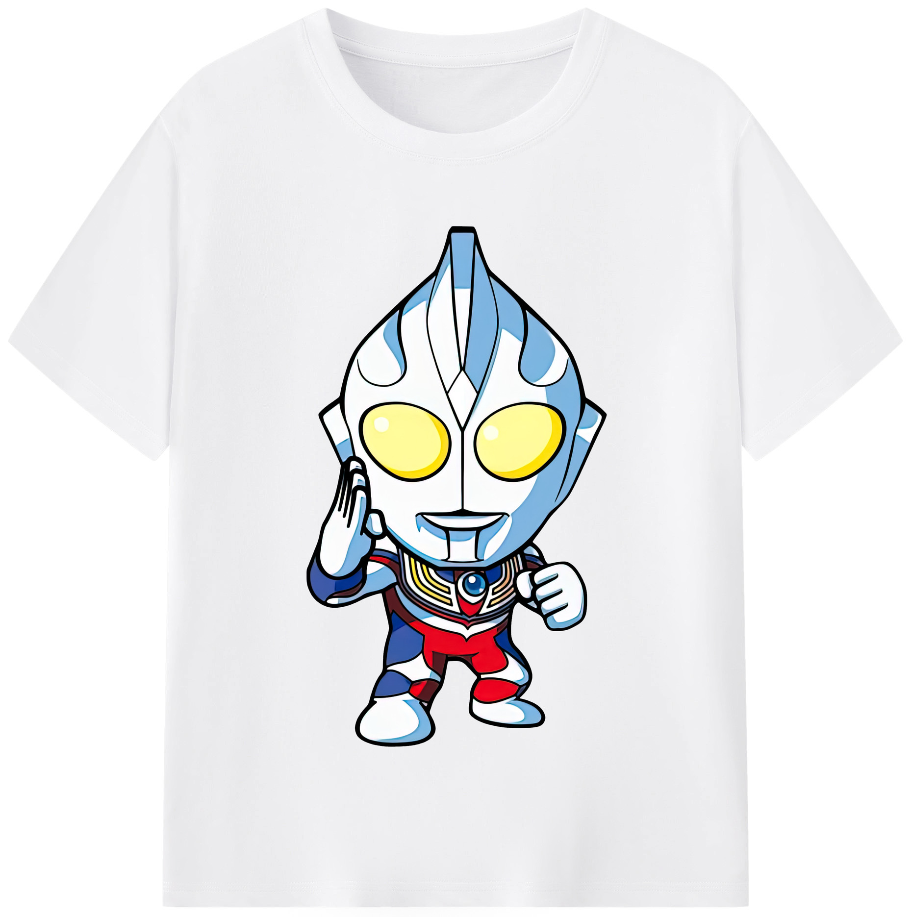 （画像用） ウルトラマン Ultraman 綿100％半袖Tシャツ（フロントプリント）