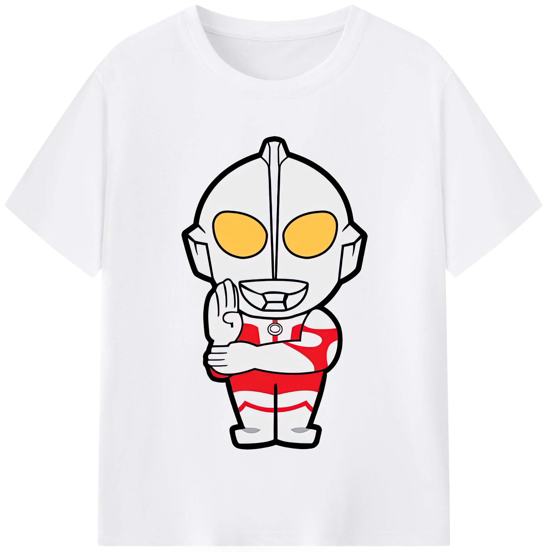 （画像用） ウルトラマン Ultraman 綿100％半袖Tシャツ（フロントプリント）