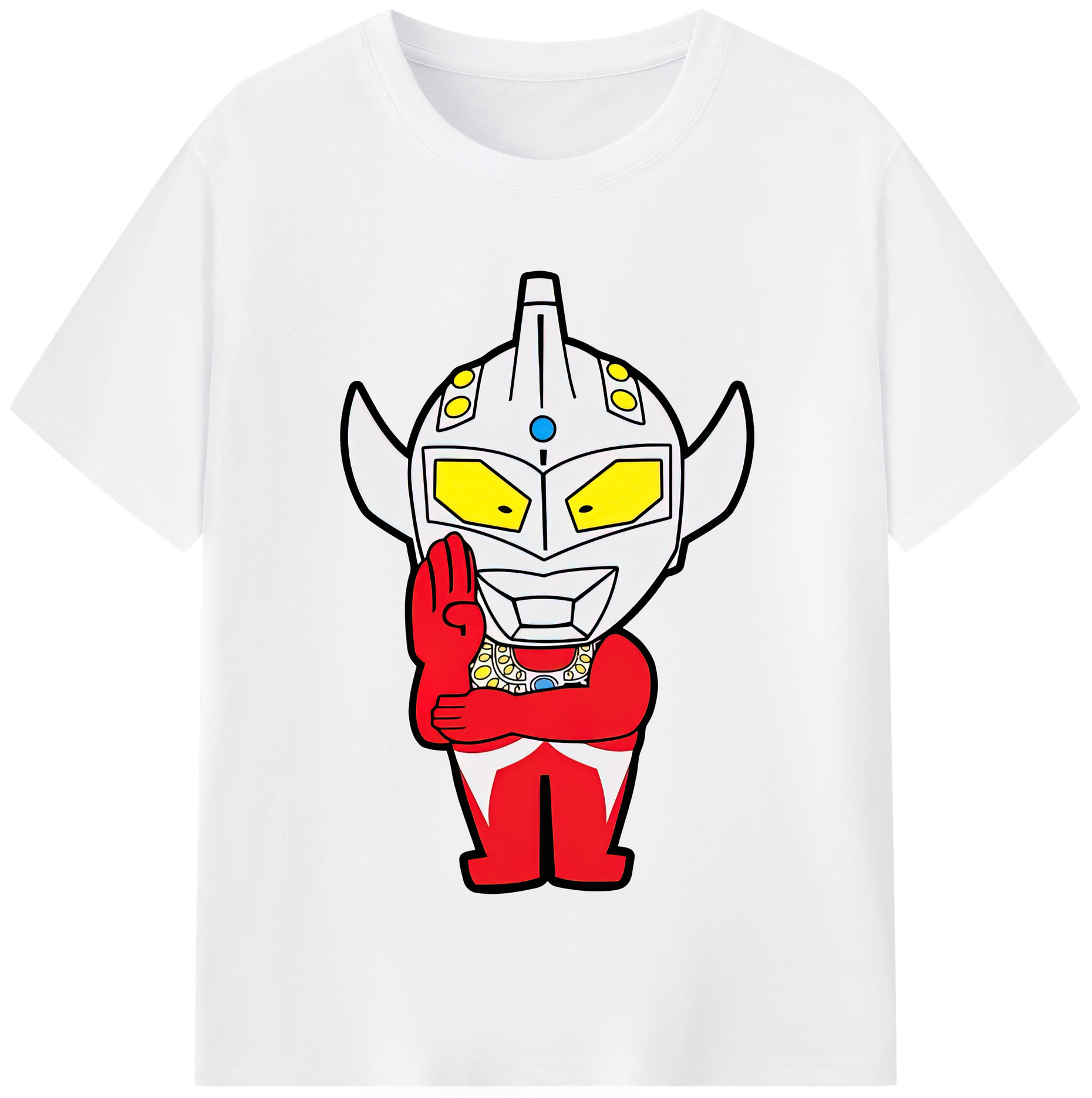 （画像用） ウルトラマン Ultraman 綿100％半袖Tシャツ（フロントプリント）