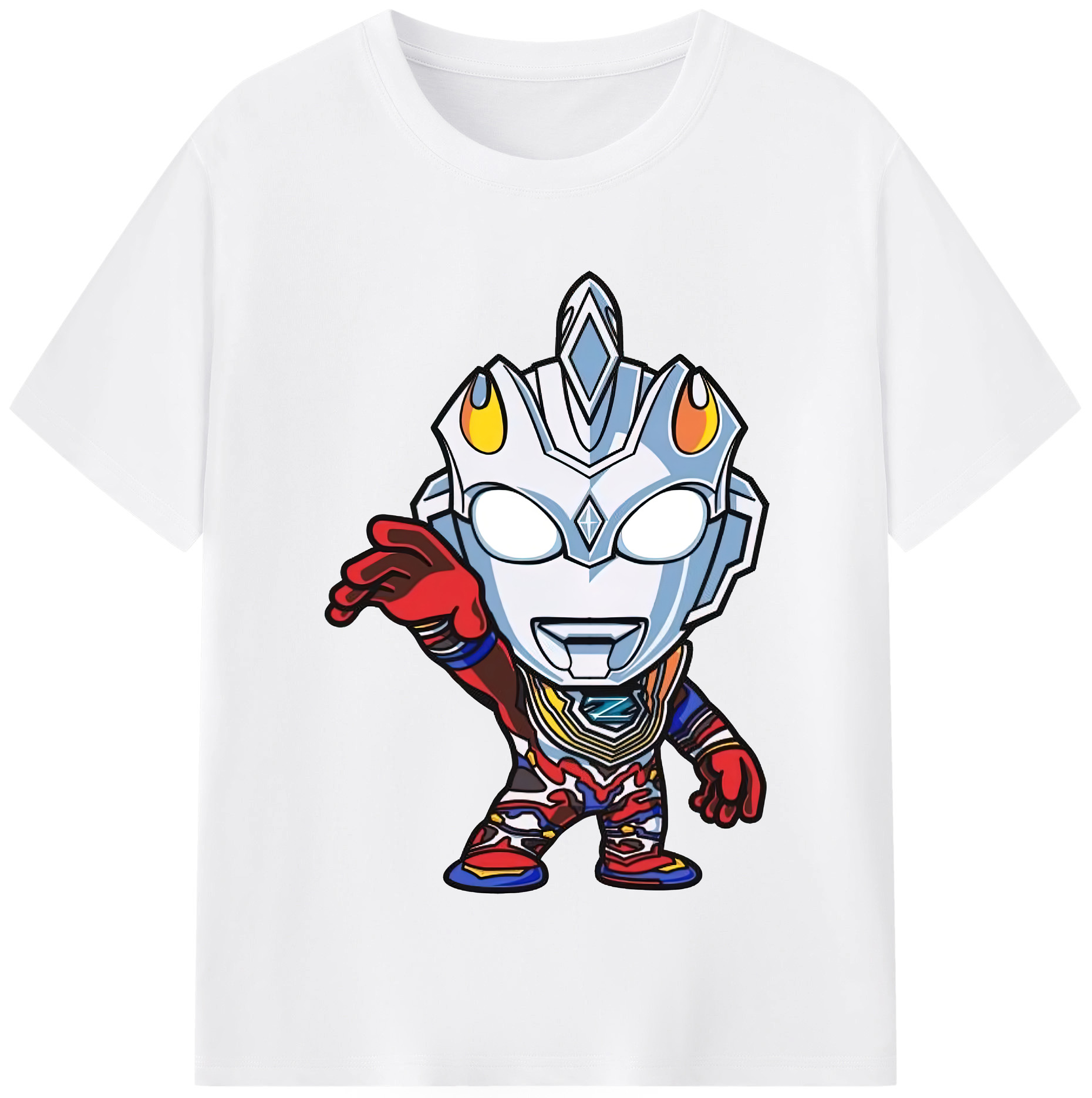 （画像用） ウルトラマン Ultraman 綿100％半袖Tシャツ（フロントプリント）